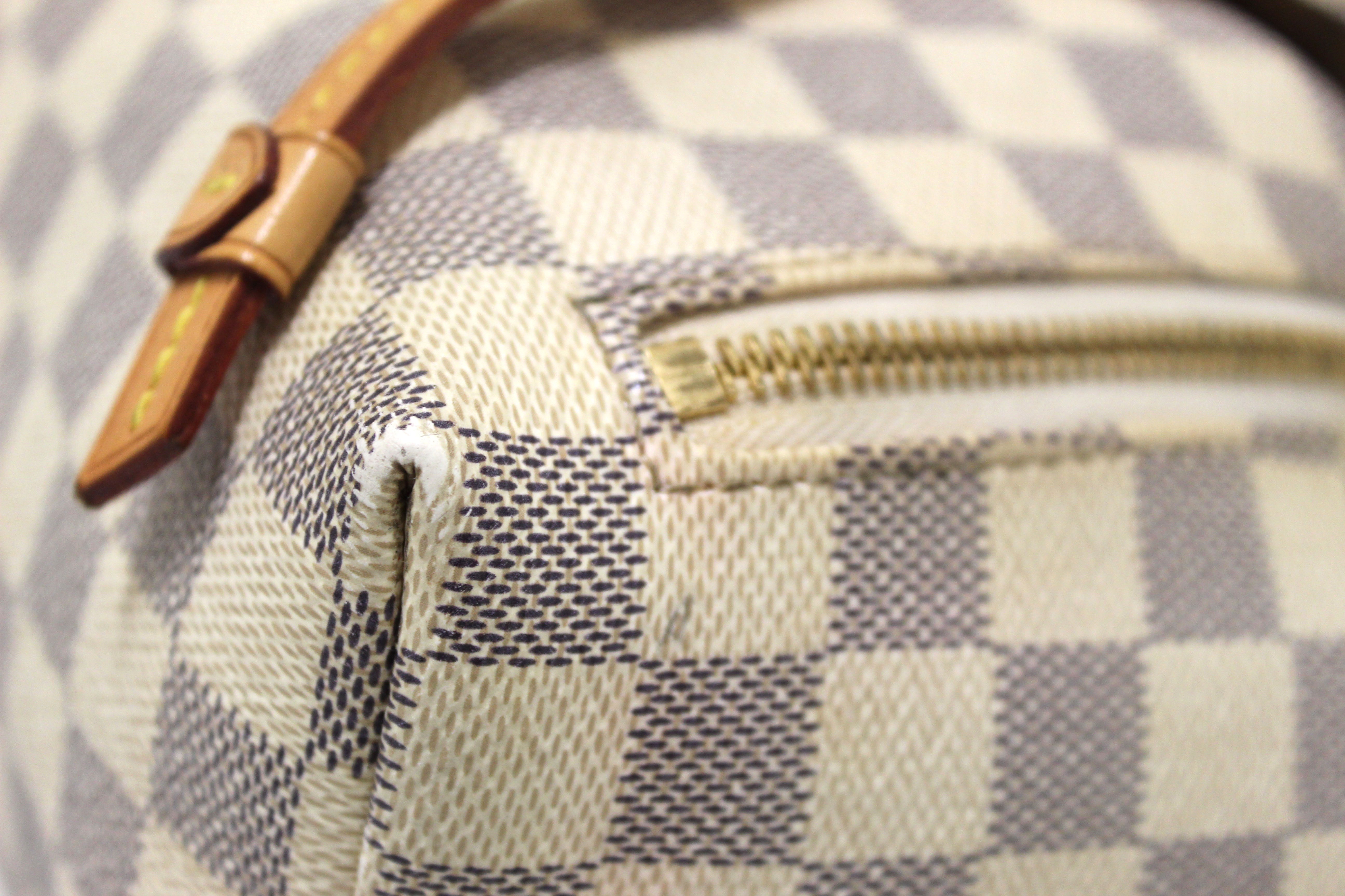 Authentic Louis Vuitton Damier Azur Canvas Sperone BB Backpack
