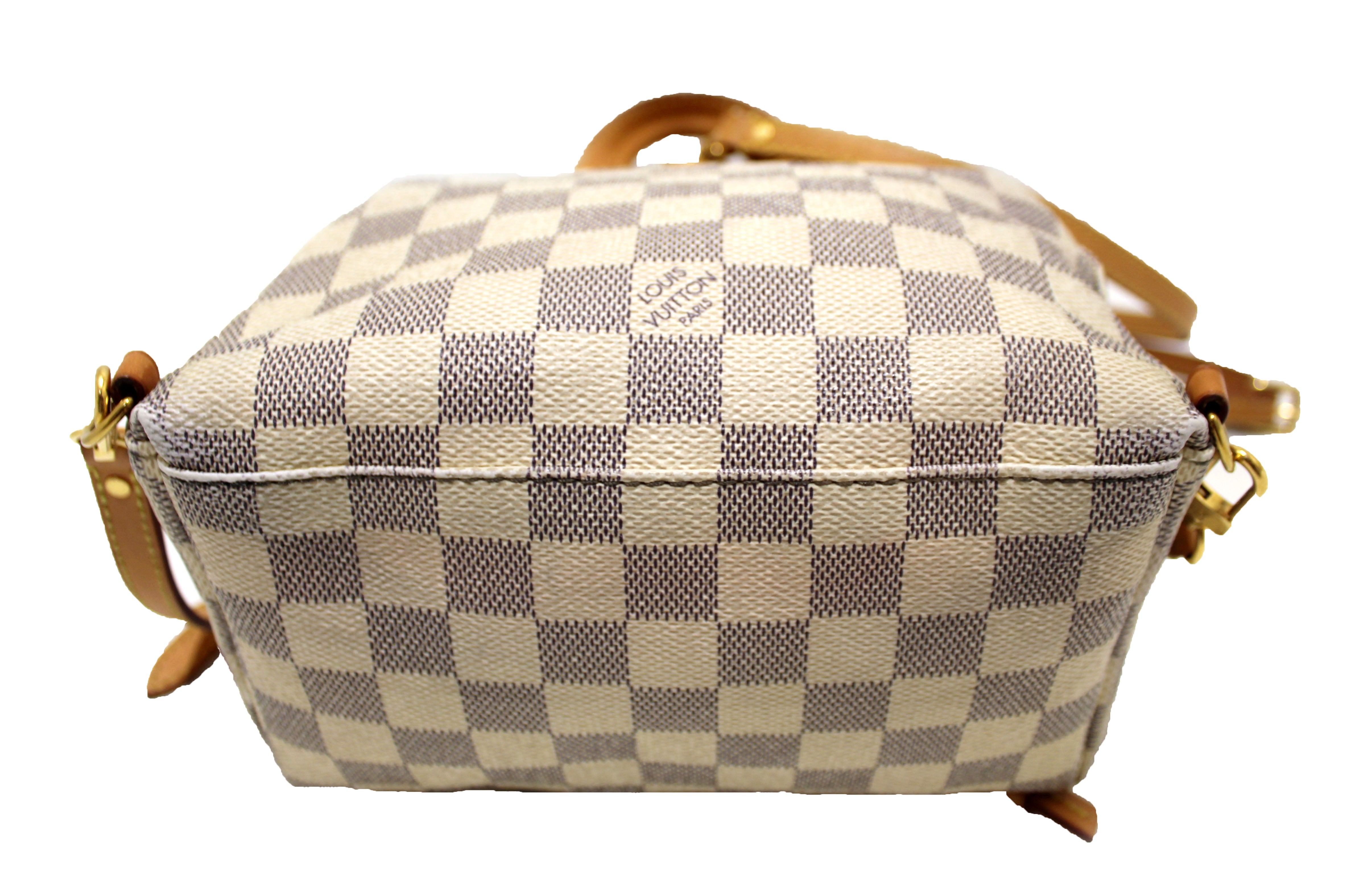 Authentic Louis Vuitton Damier Azur Canvas Sperone BB Backpack