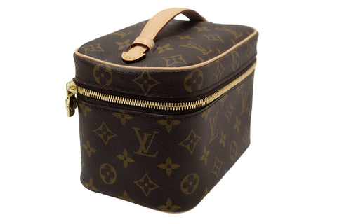 Authentic Louis Vuitton Classic Monogram Nice Mini Beauty Case