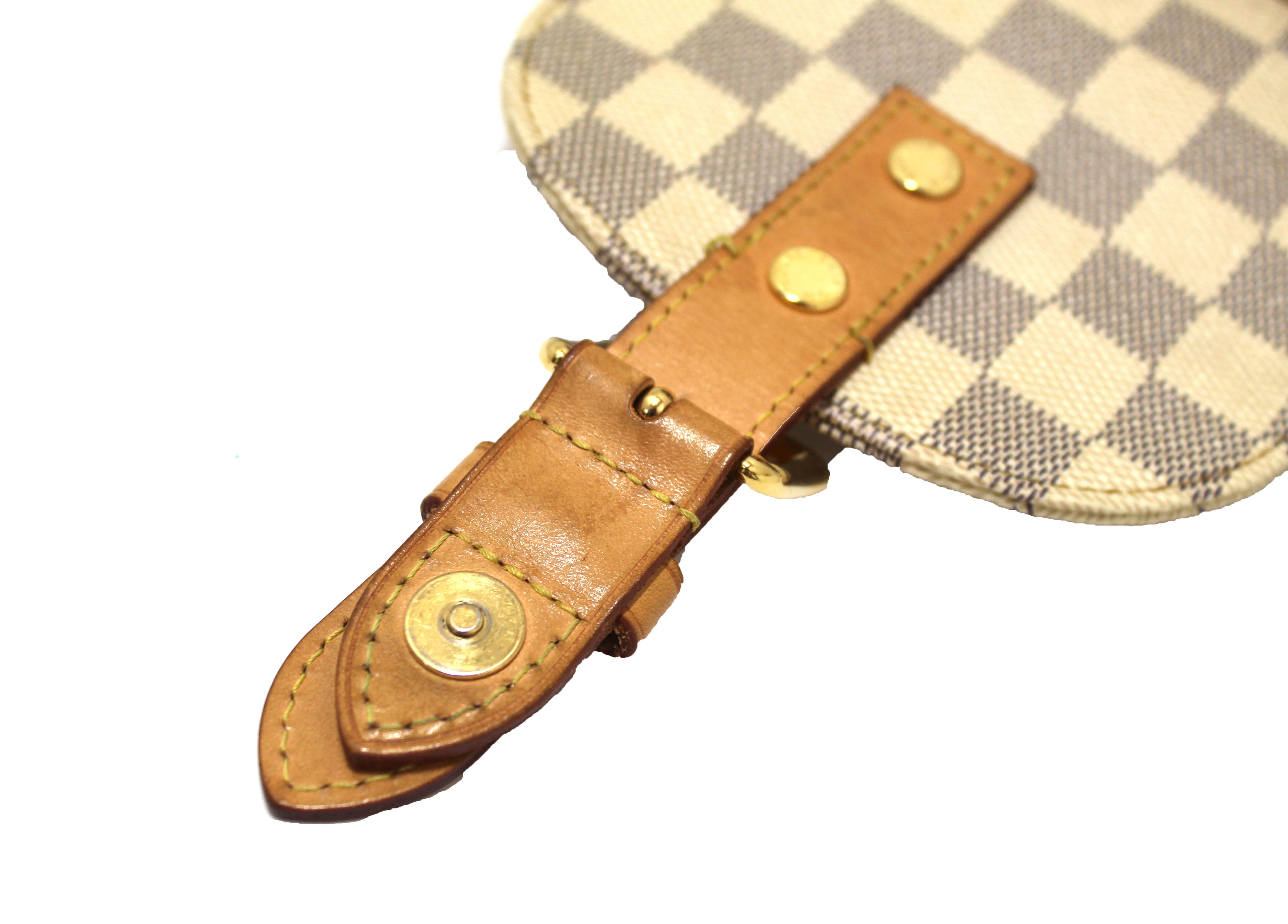Authentic Louis Vuitton Damier Azur Canvas Sperone BB Backpack