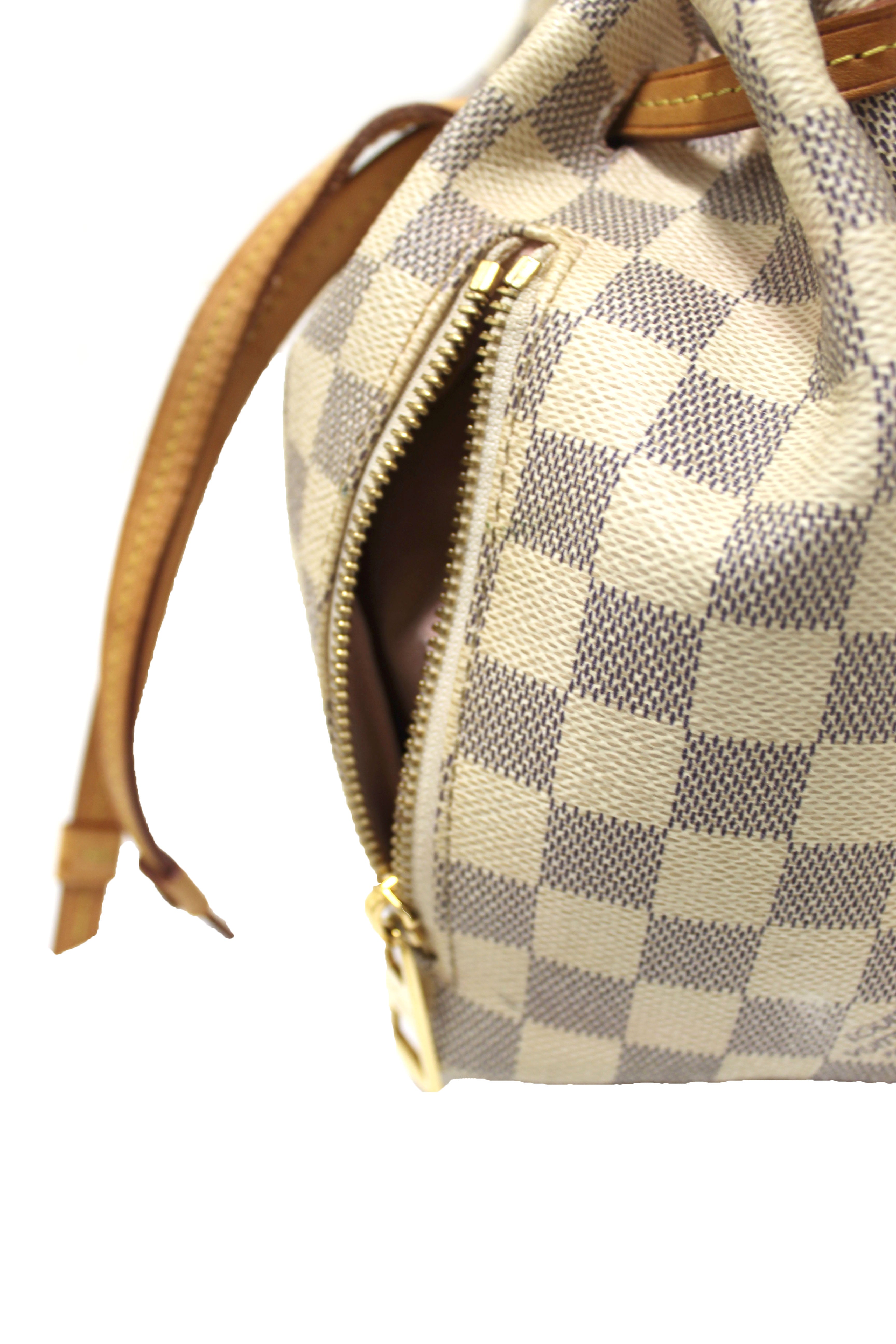 Authentic Louis Vuitton Damier Azur Canvas Sperone BB Backpack
