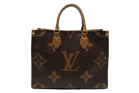 Authentic Louis Vuitton Classic Monogram OnTheGo MM Tote bag