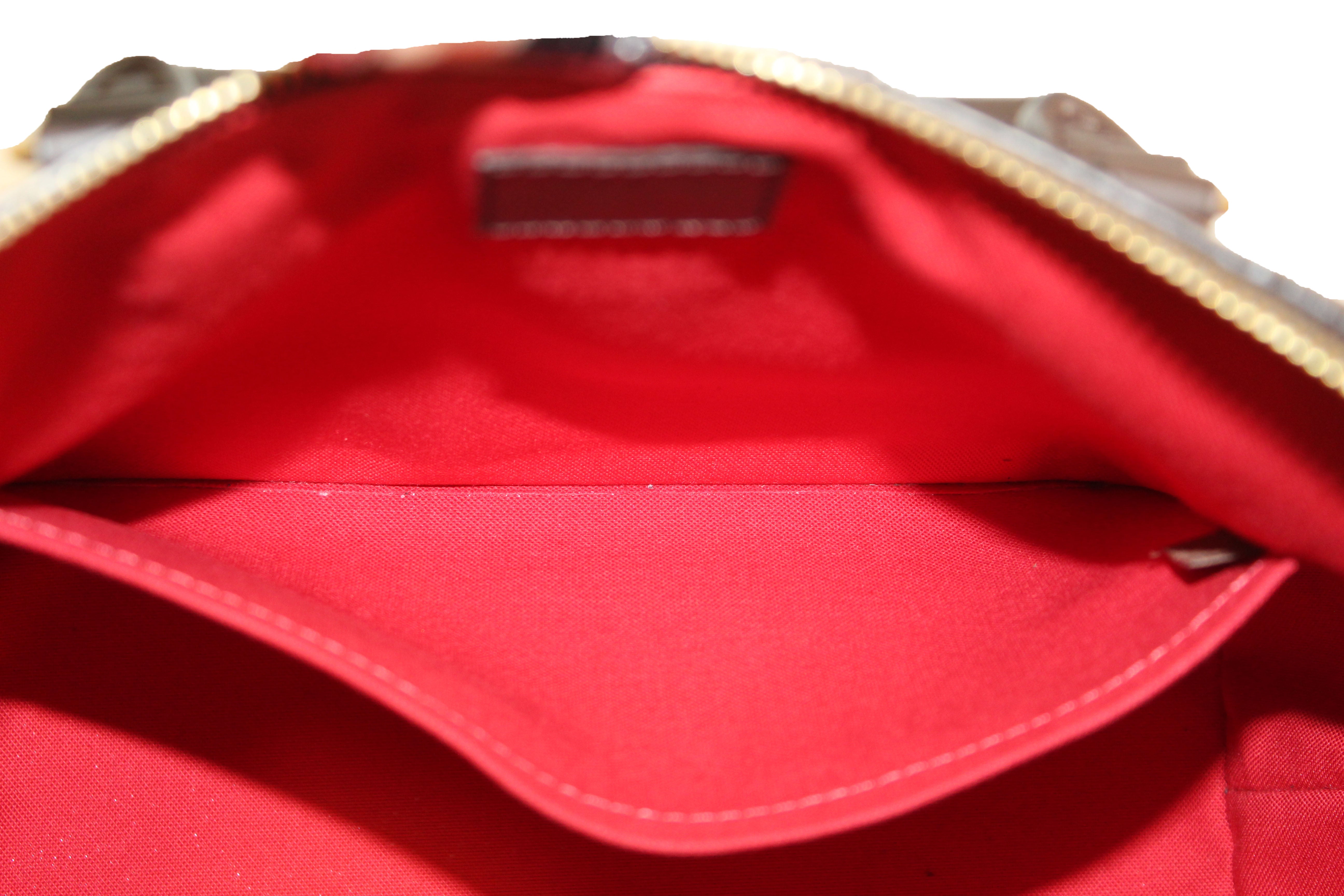 Authentic Louis Vuitton Damier Ebene Canvas Siena MM Handbag