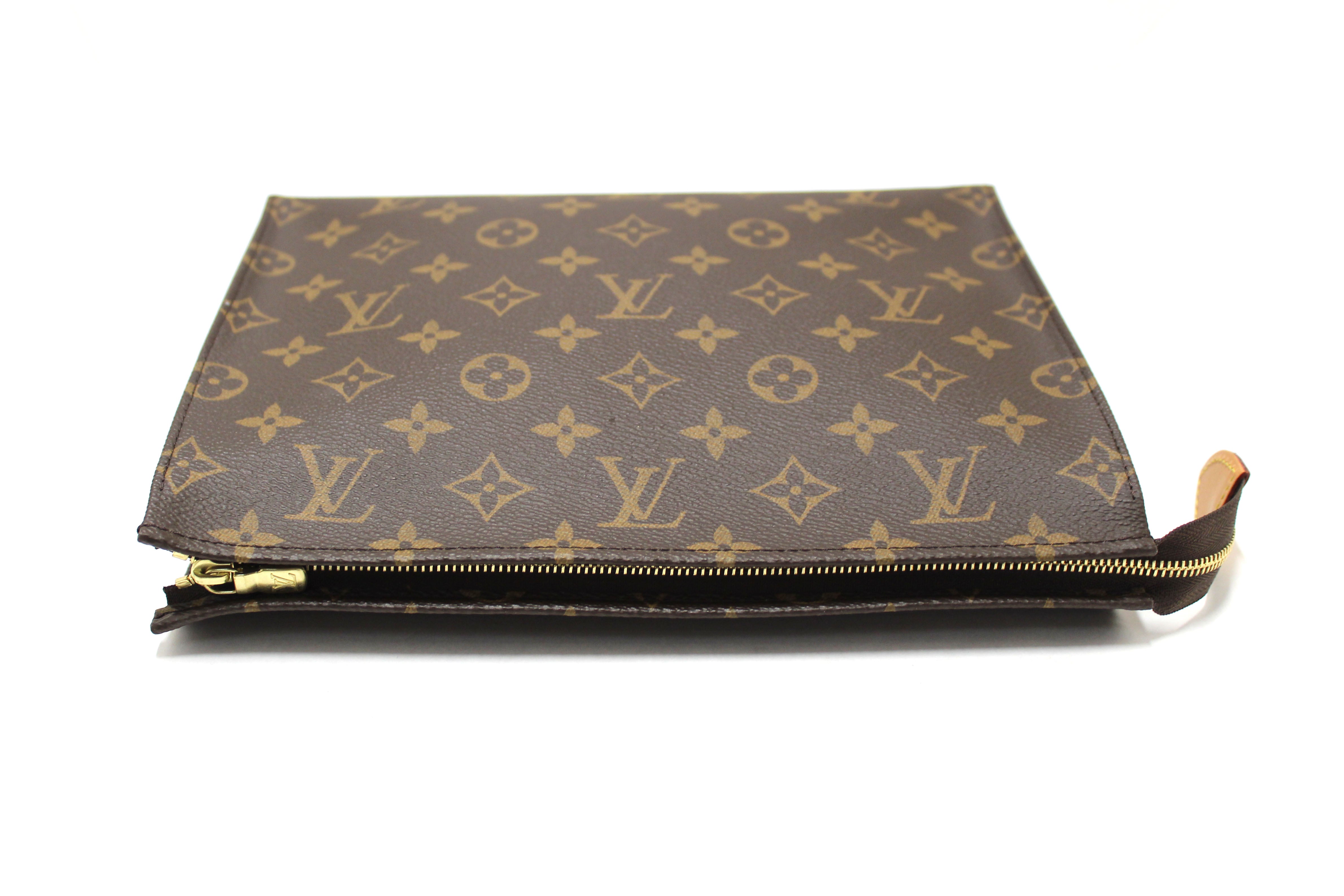 Authentic Louis Vuitton Classic Monogram Toiletry Pouch 26