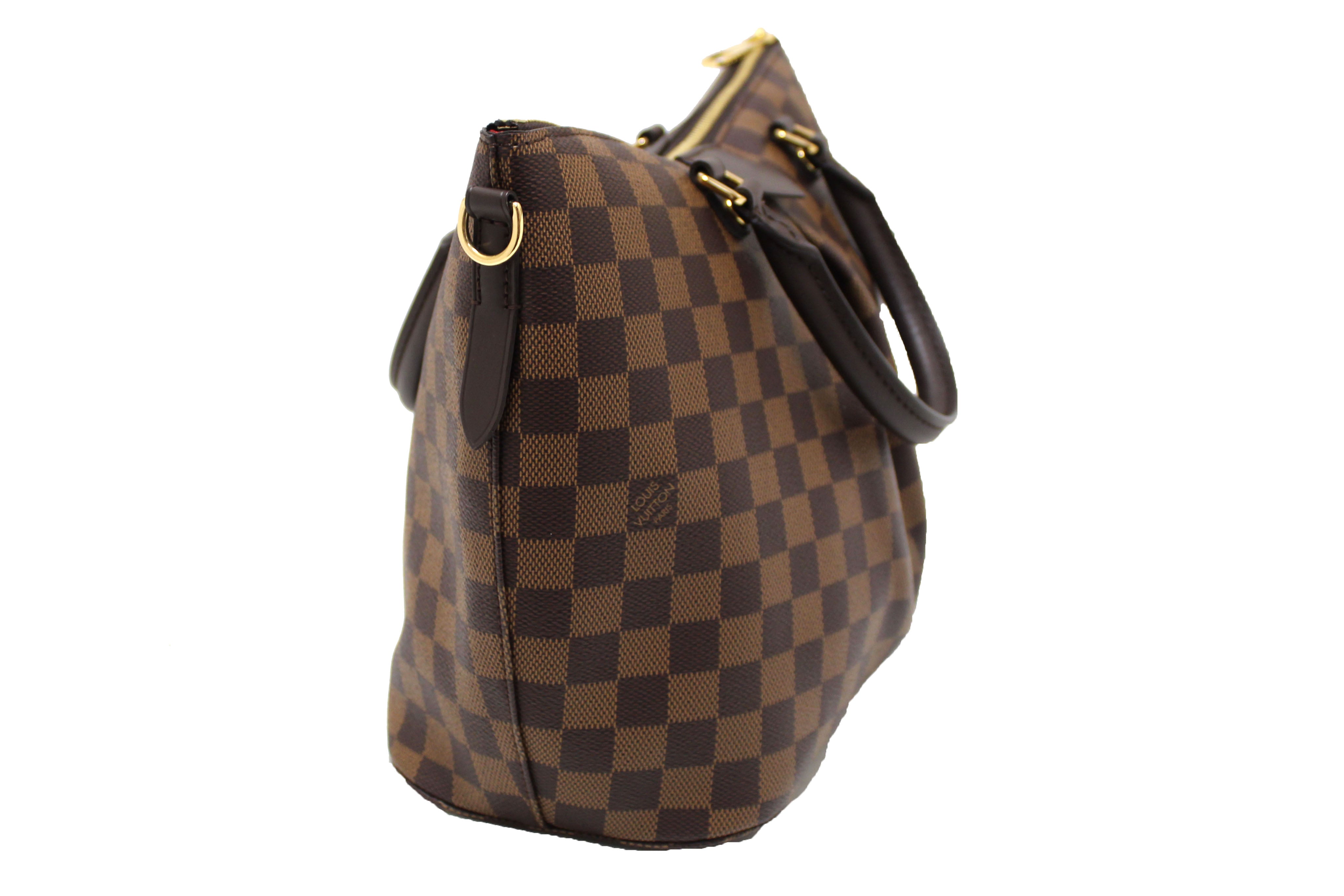 Authentic Louis Vuitton Damier Ebene Canvas Siena MM Handbag