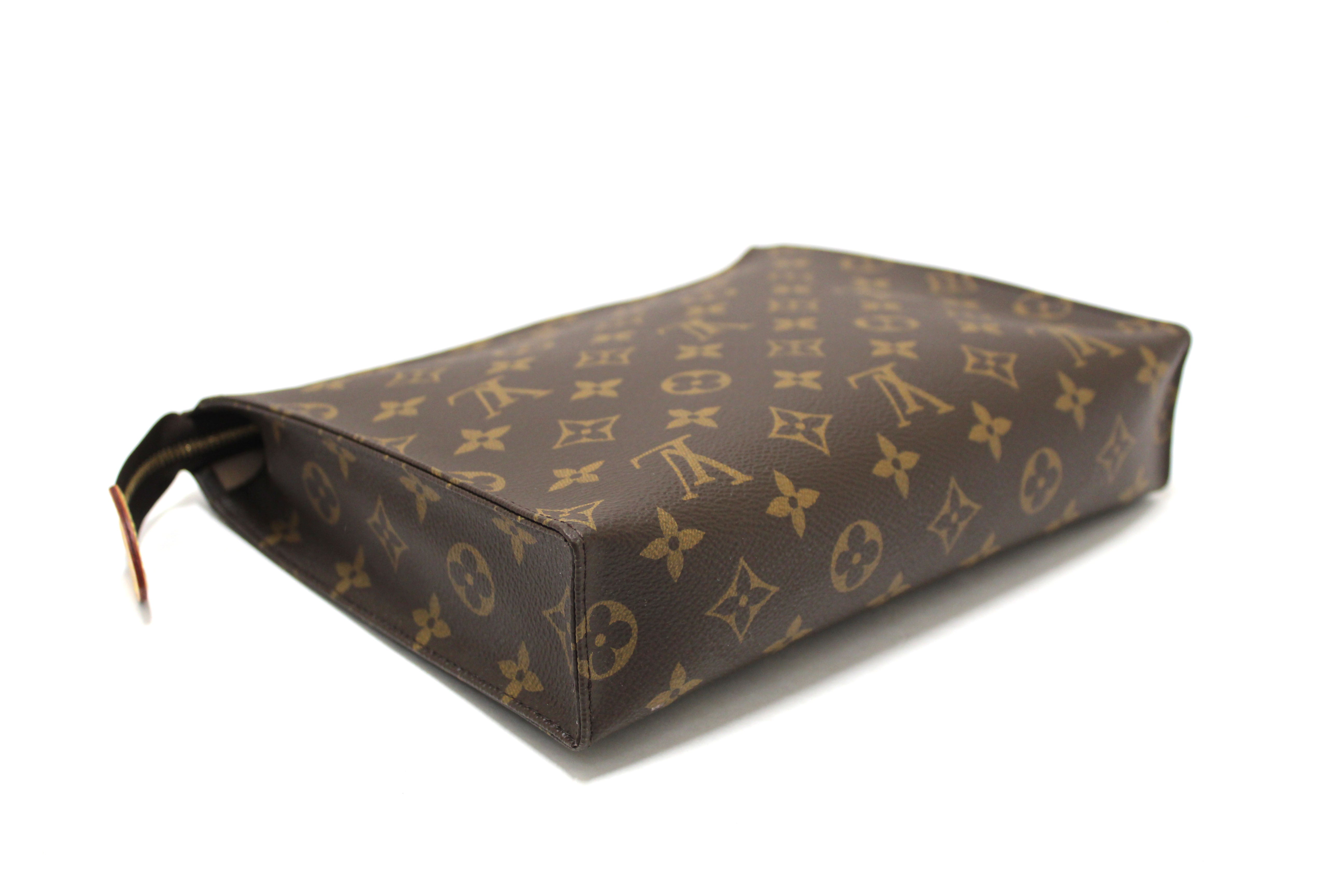 Authentic Louis Vuitton Classic Monogram Toiletry Pouch 26