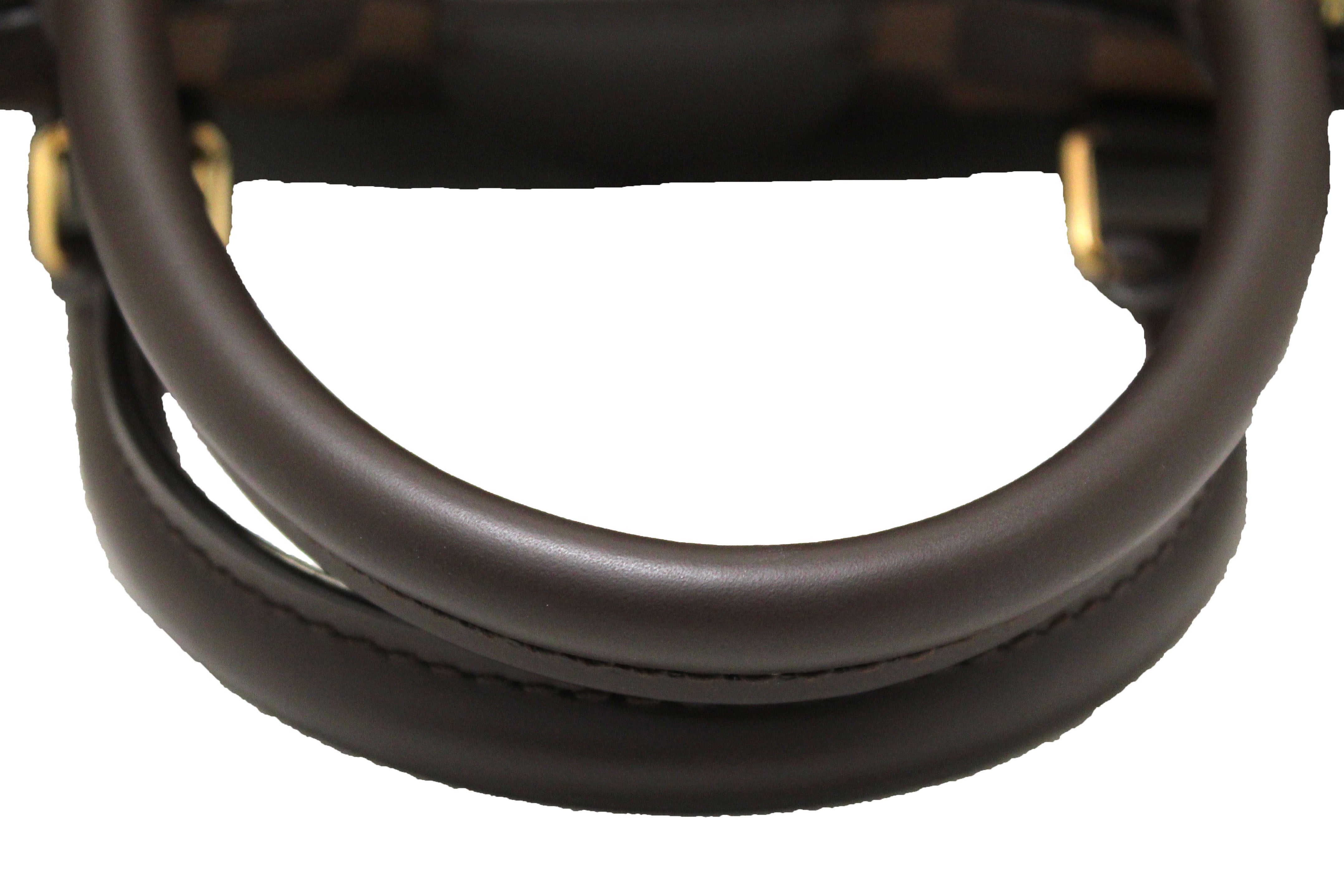 Authentic Louis Vuitton Damier Ebene Canvas Siena MM Handbag