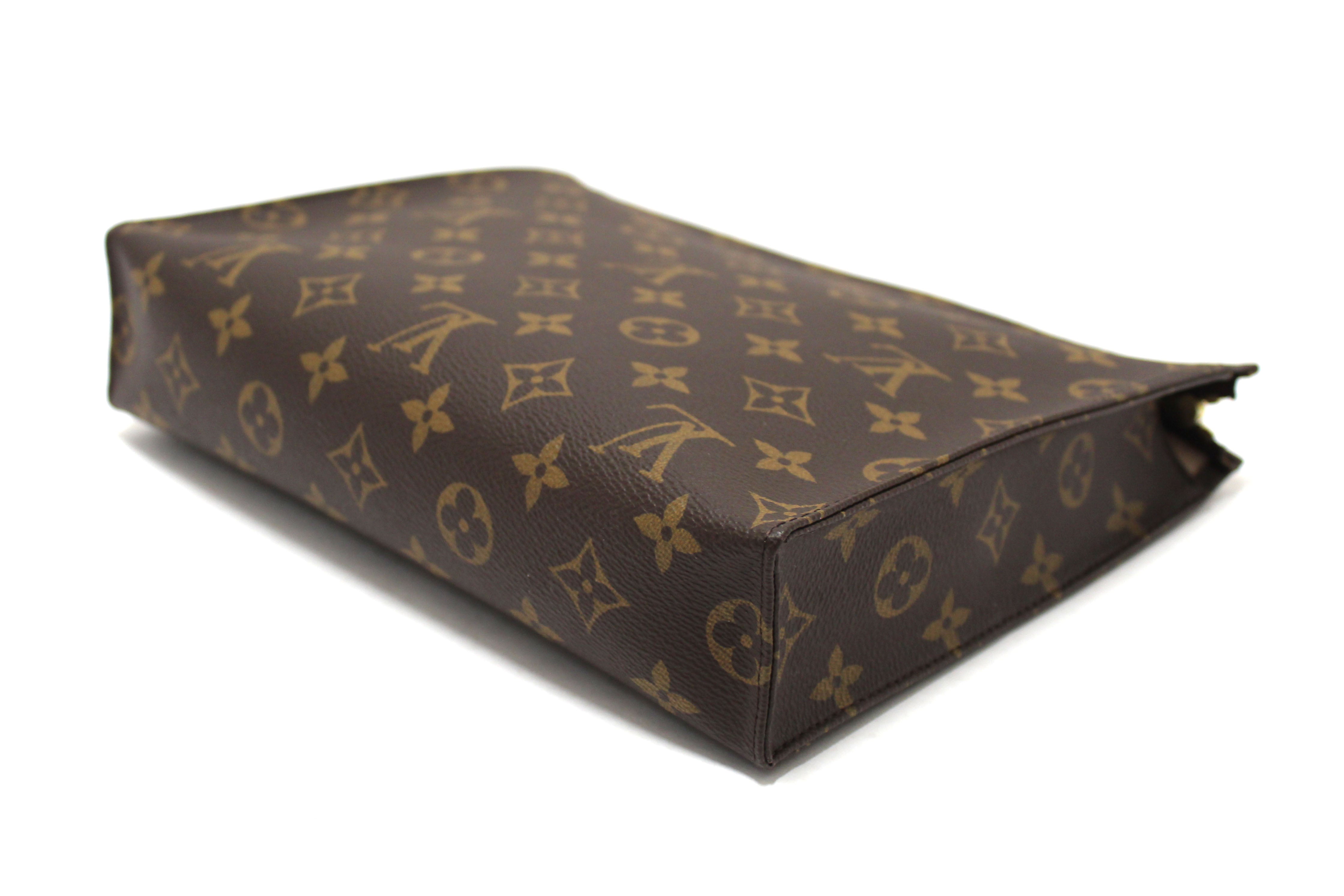 Authentic Louis Vuitton Classic Monogram Toiletry Pouch 26