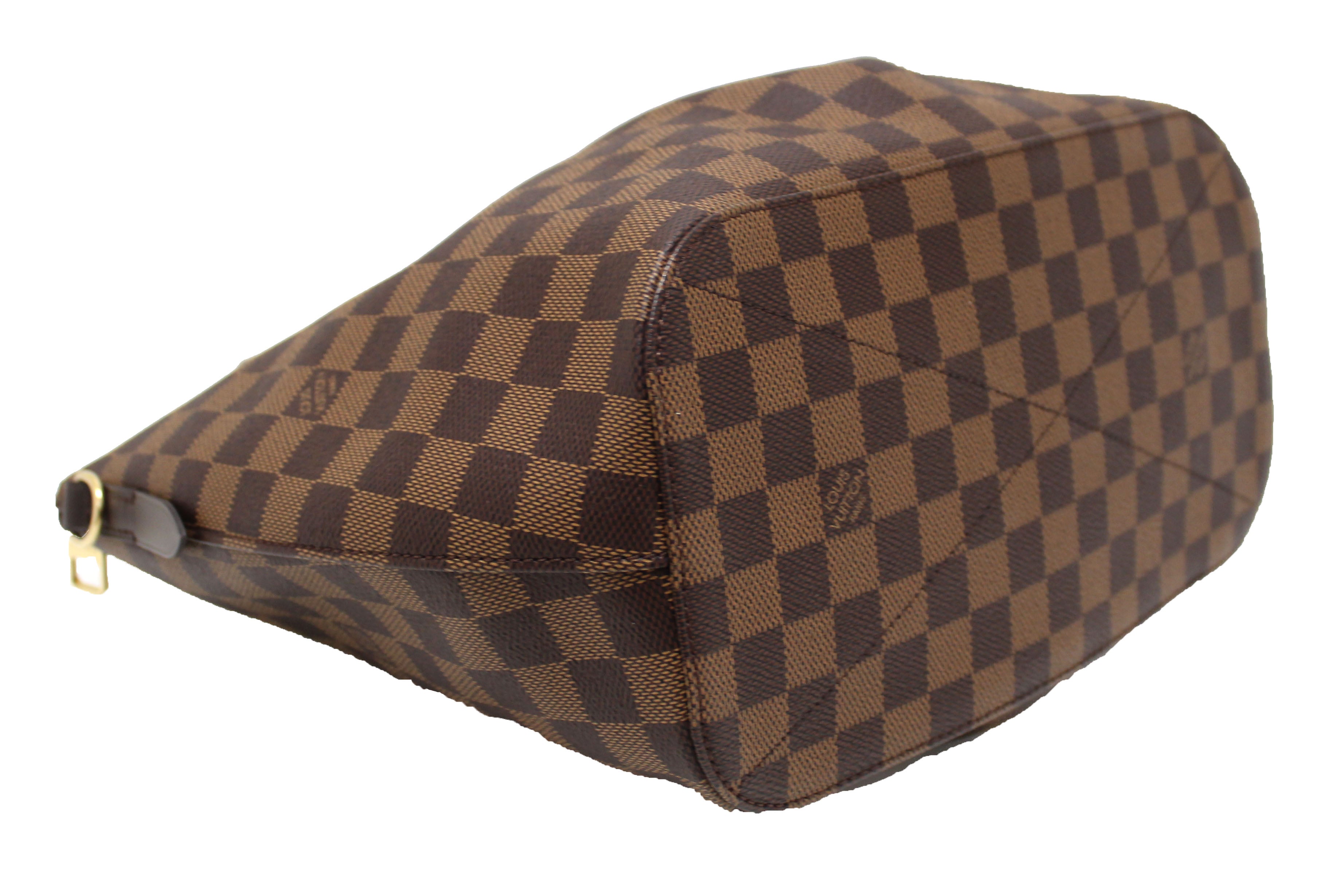 Authentic Louis Vuitton Damier Ebene Canvas Siena MM Handbag