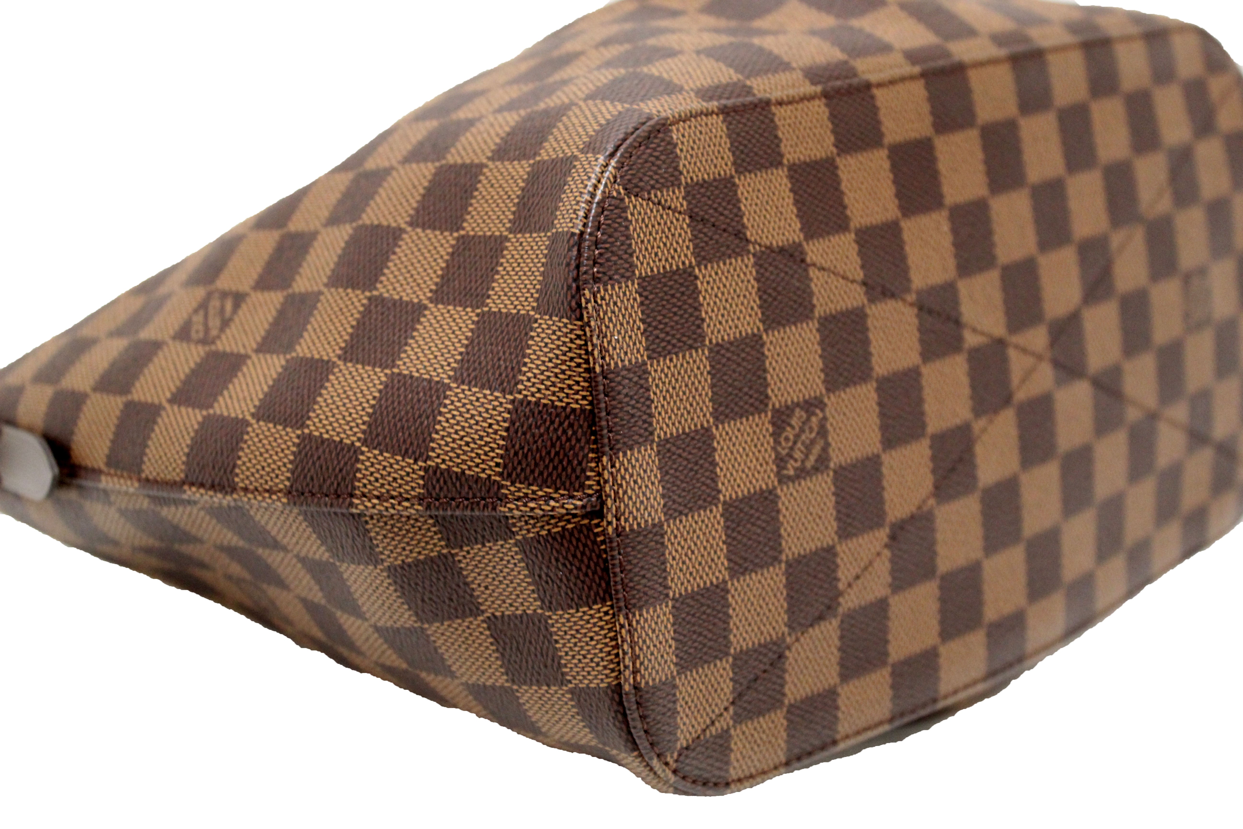 Authentic Louis Vuitton Damier Ebene Canvas Siena MM Handbag