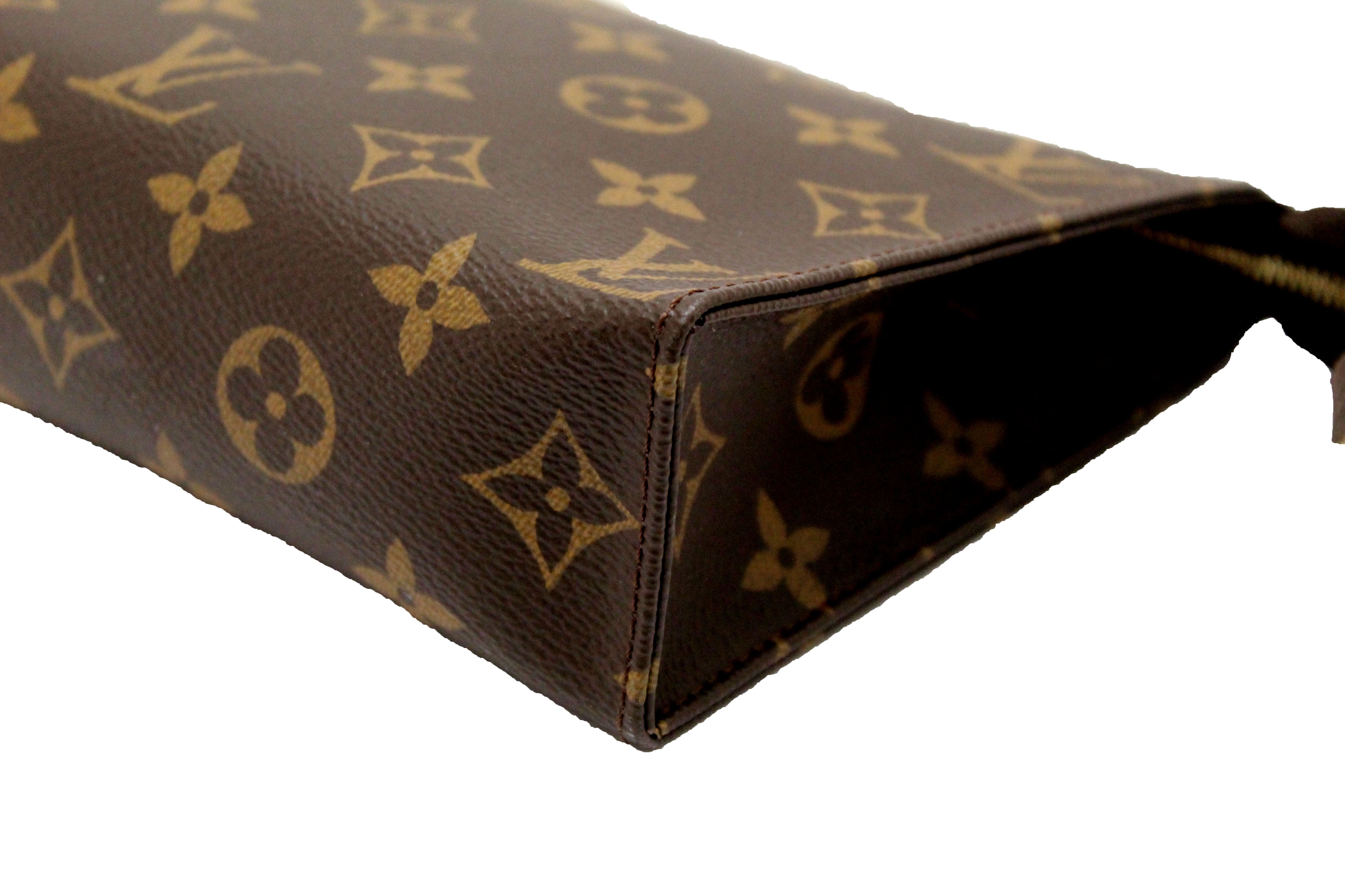 Authentic Louis Vuitton Classic Monogram Toiletry Pouch 19