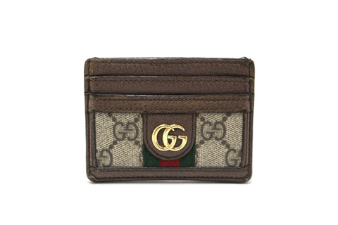 Authentic Gucci GG Supreme Ophidia Card Case