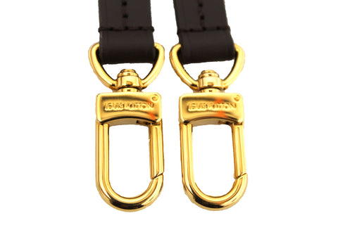 Authentic NEW Louis Vuitton Brown Smooth Leather Long Shoulder Strap