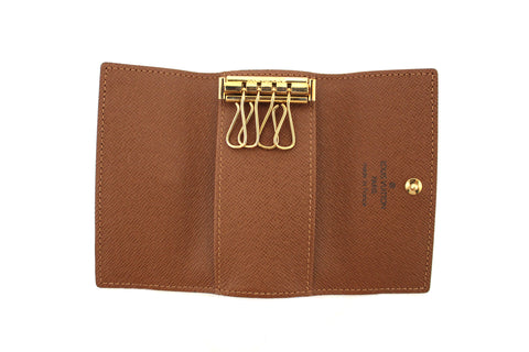 Authentic Louis Vuitton Classic Monogram 4 Key Holder