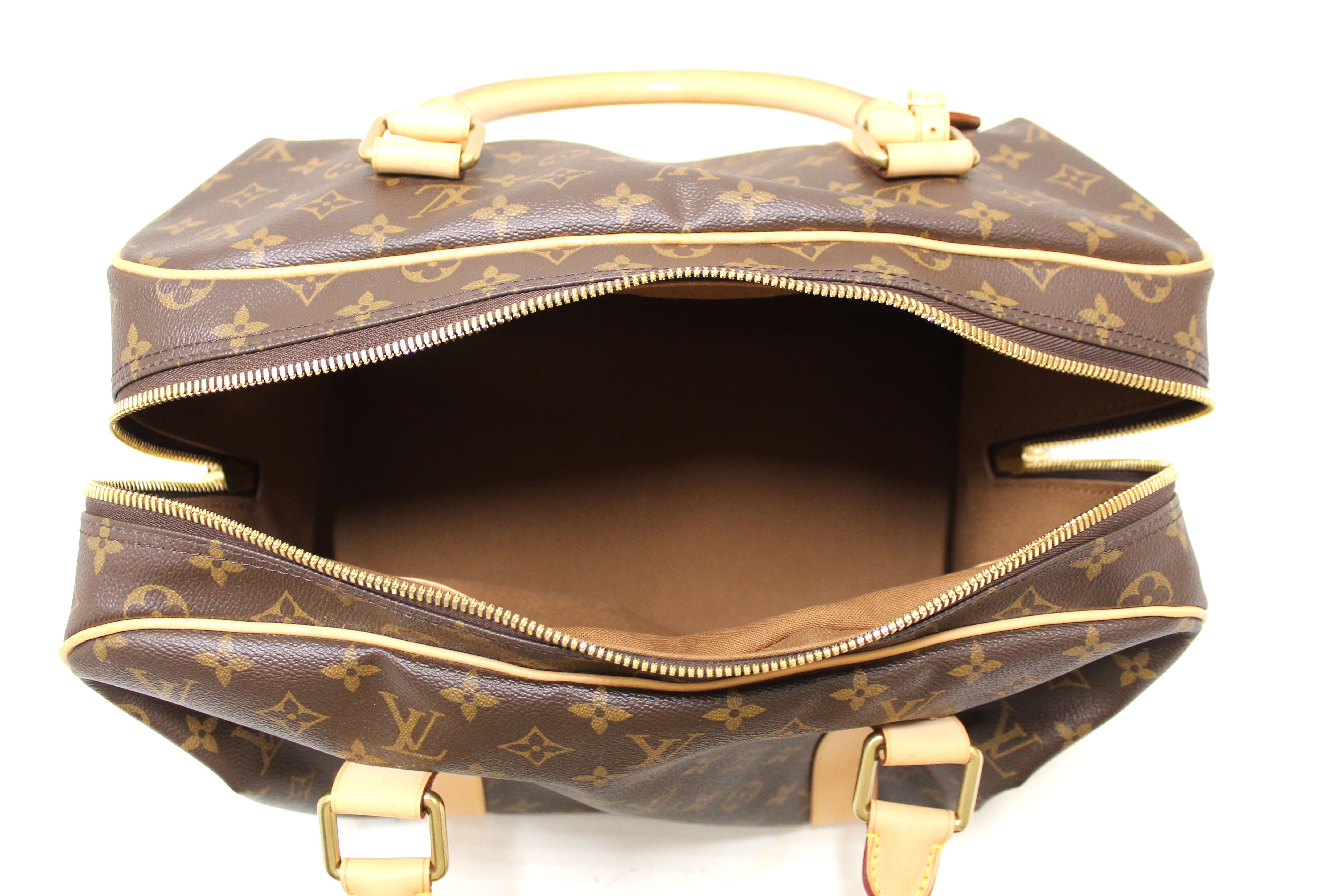 Authentic Louis Vuitton Monogram Canvas Carryall Duffle Travel Bag