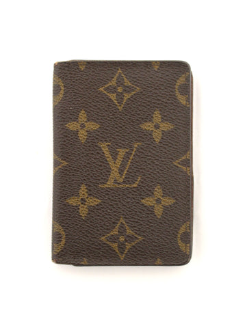 Authentic Louis Vuitton Classic Monogram Canvas Pocket Organizer Card Holder