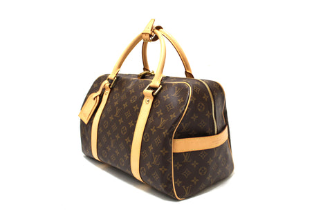 Authentic Louis Vuitton Monogram Canvas Carryall Duffle Travel Bag