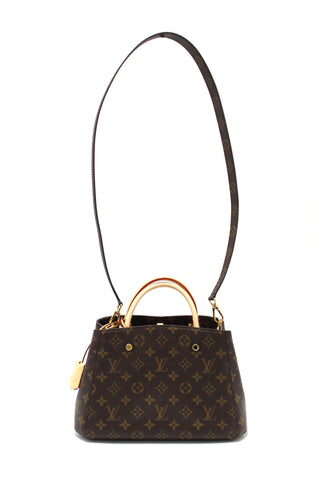 Authentic Louis Vuitton Monogram Montaigne BB Shoulder Handbag