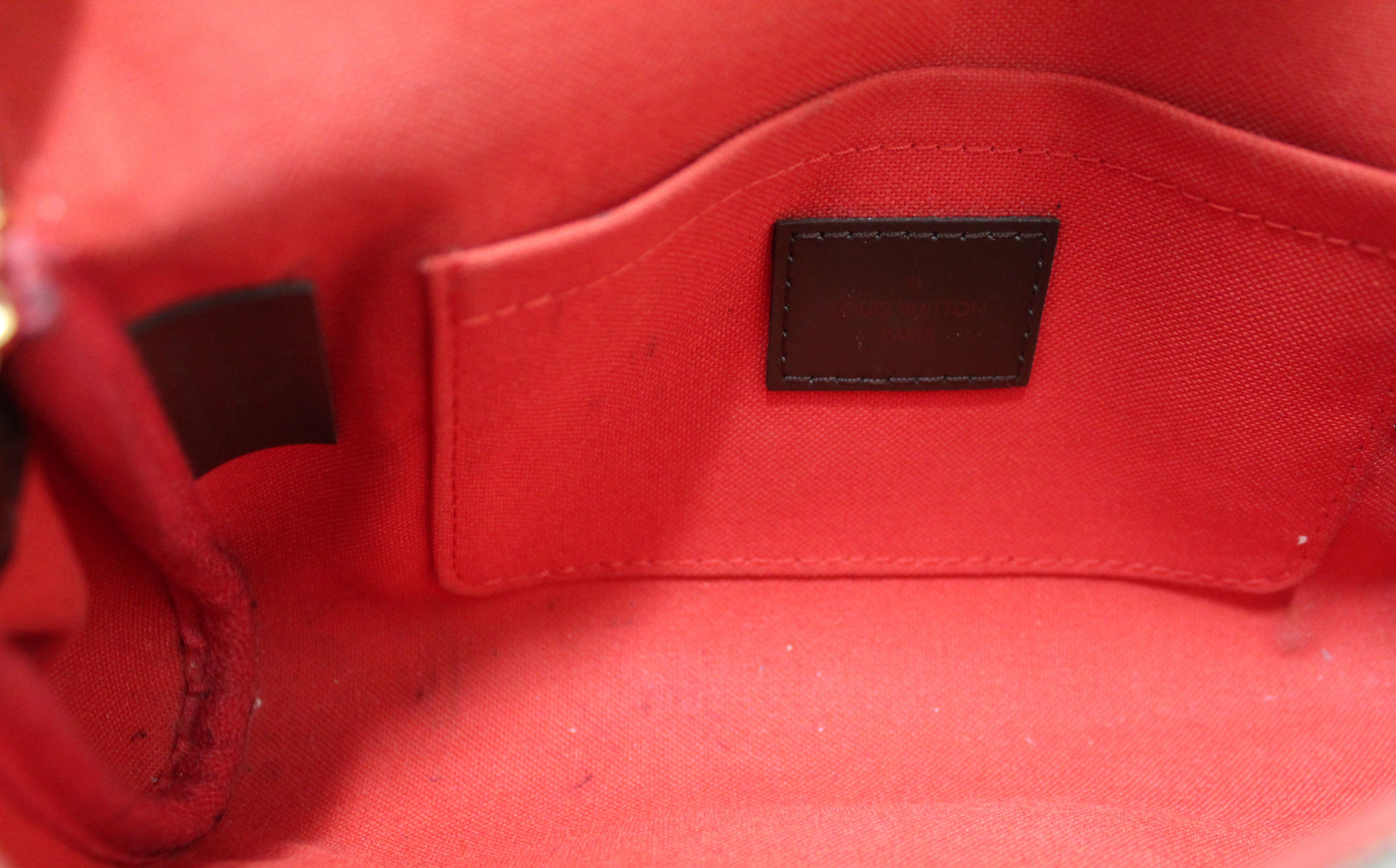 Authentic Louis Vuitton Damier Ebene Favorite PM Messenger Bag