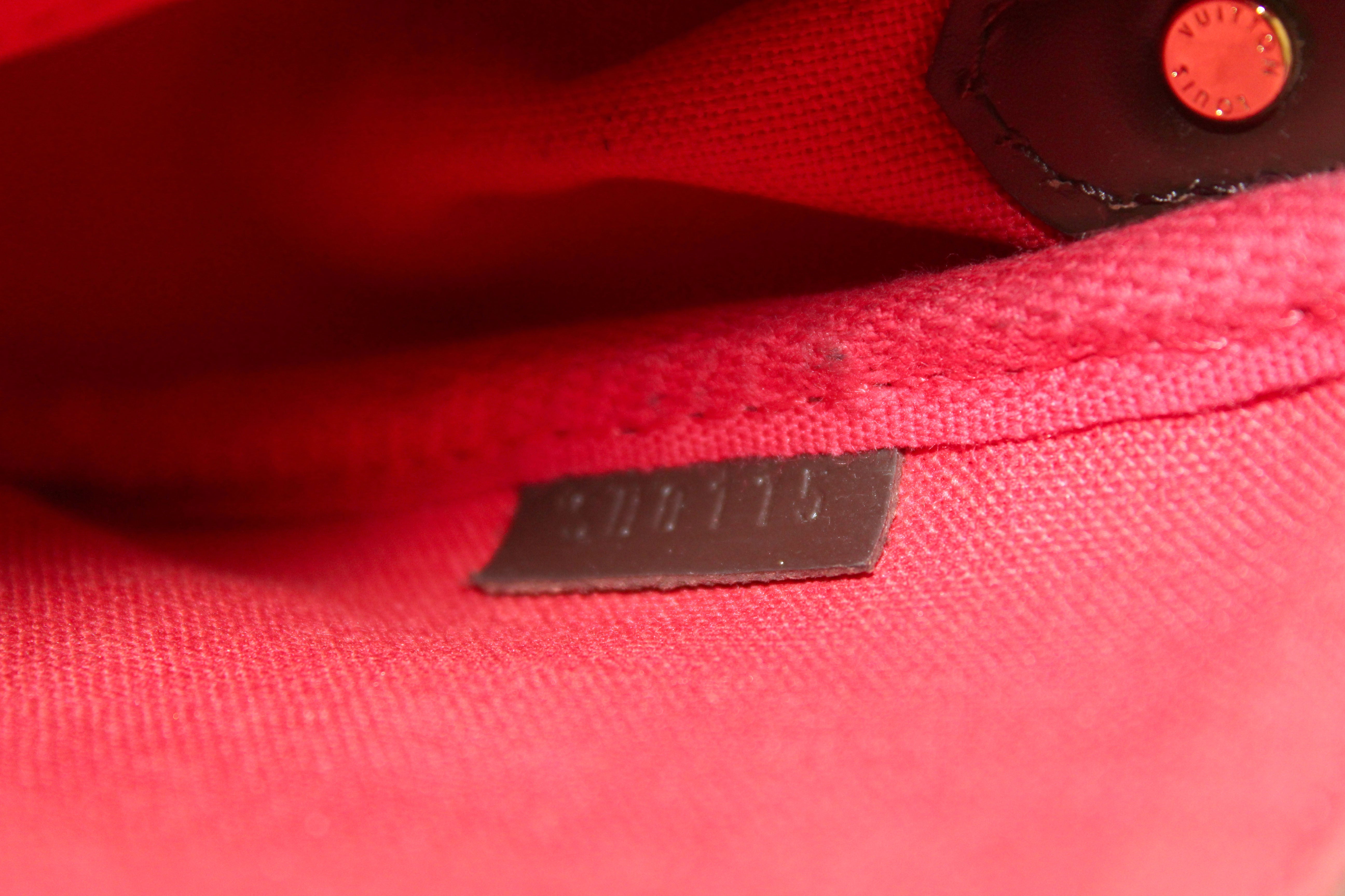 Authentic Louis Vuitton Damier Ebene Favorite PM Messenger Bag