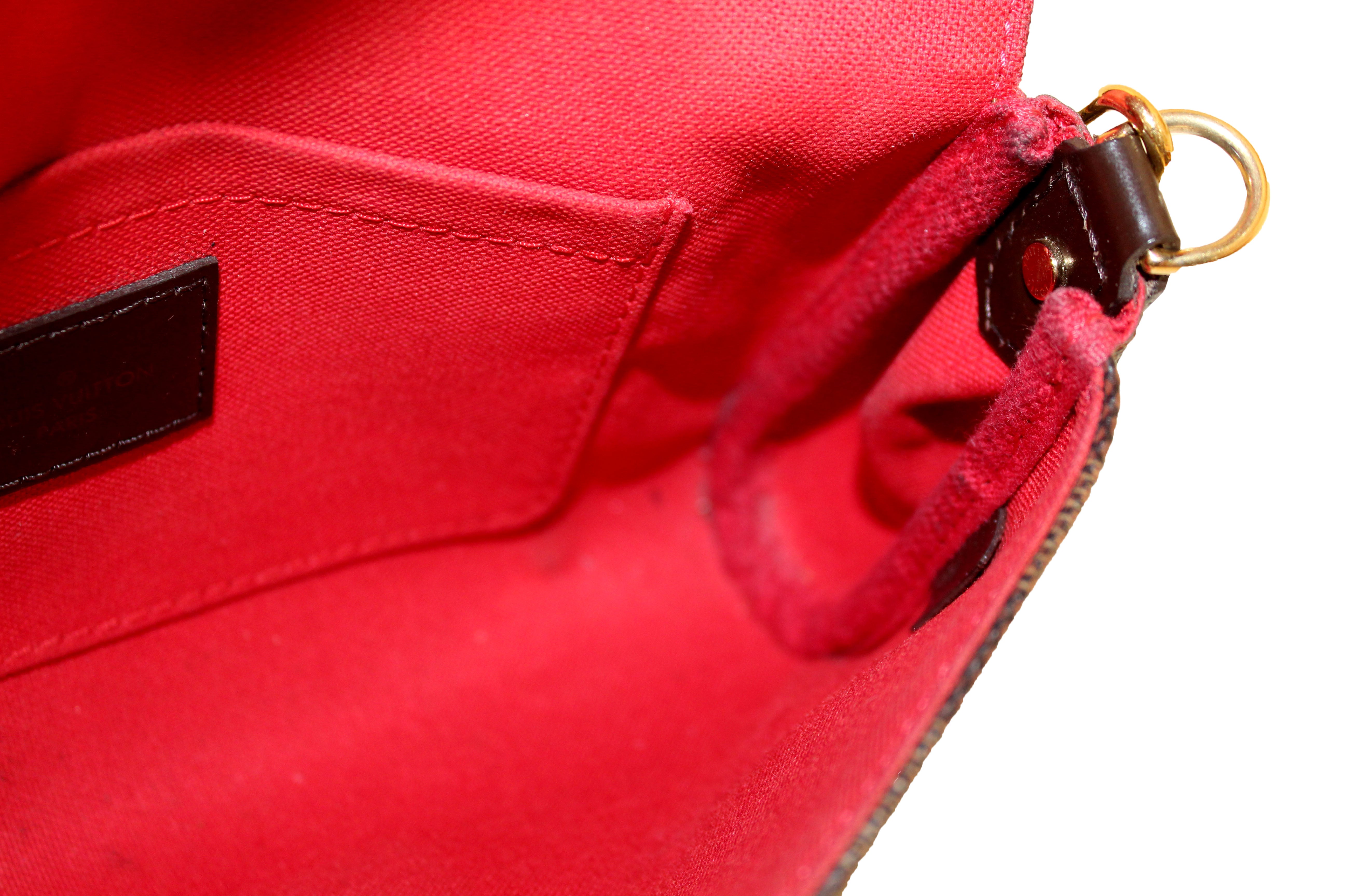 Authentic Louis Vuitton Damier Ebene Favorite PM Messenger Bag