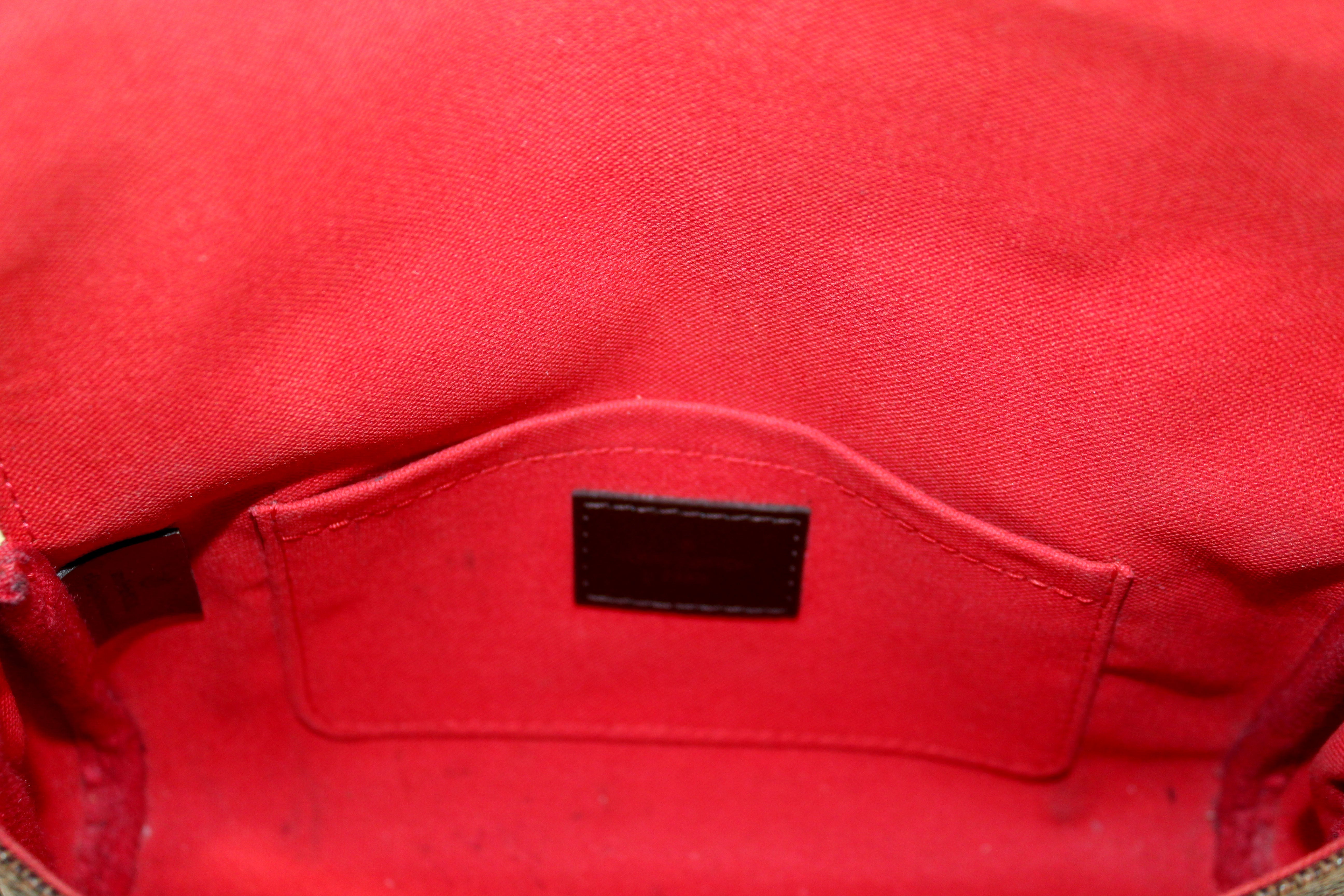 Authentic Louis Vuitton Damier Ebene Favorite PM Messenger Bag