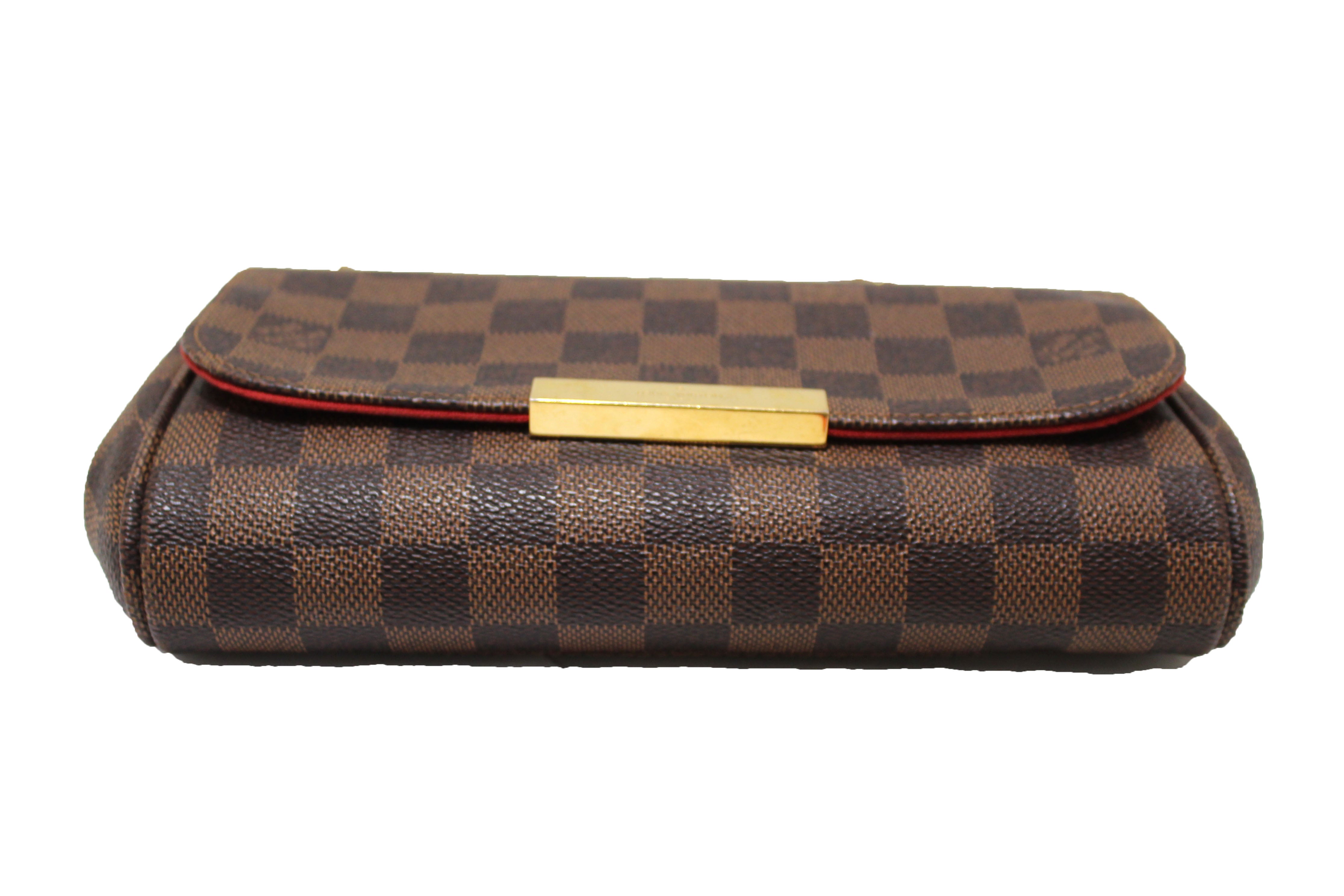 Authentic Louis Vuitton Damier Ebene Favorite PM Messenger Bag