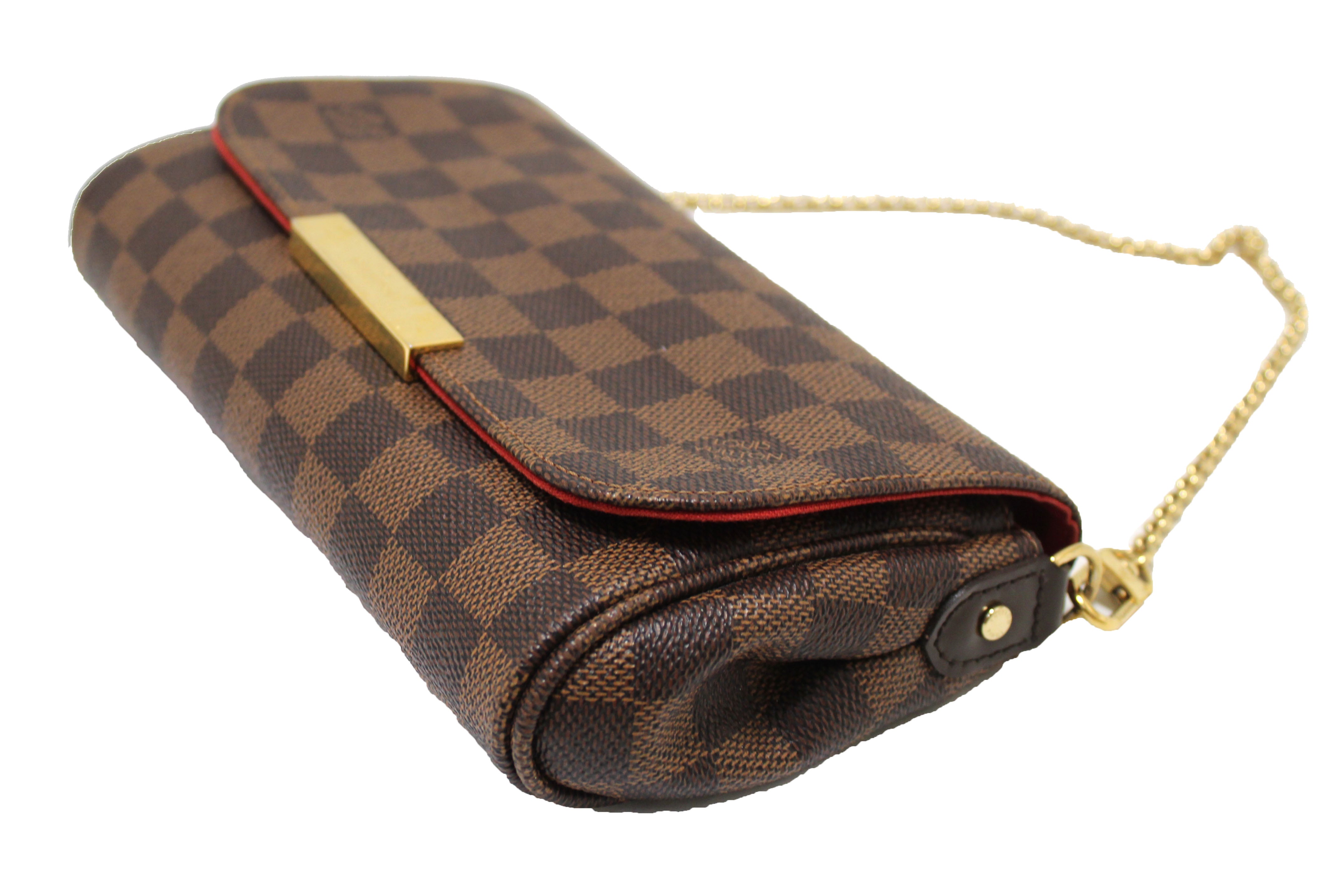 Authentic Louis Vuitton Damier Ebene Favorite PM Messenger Bag