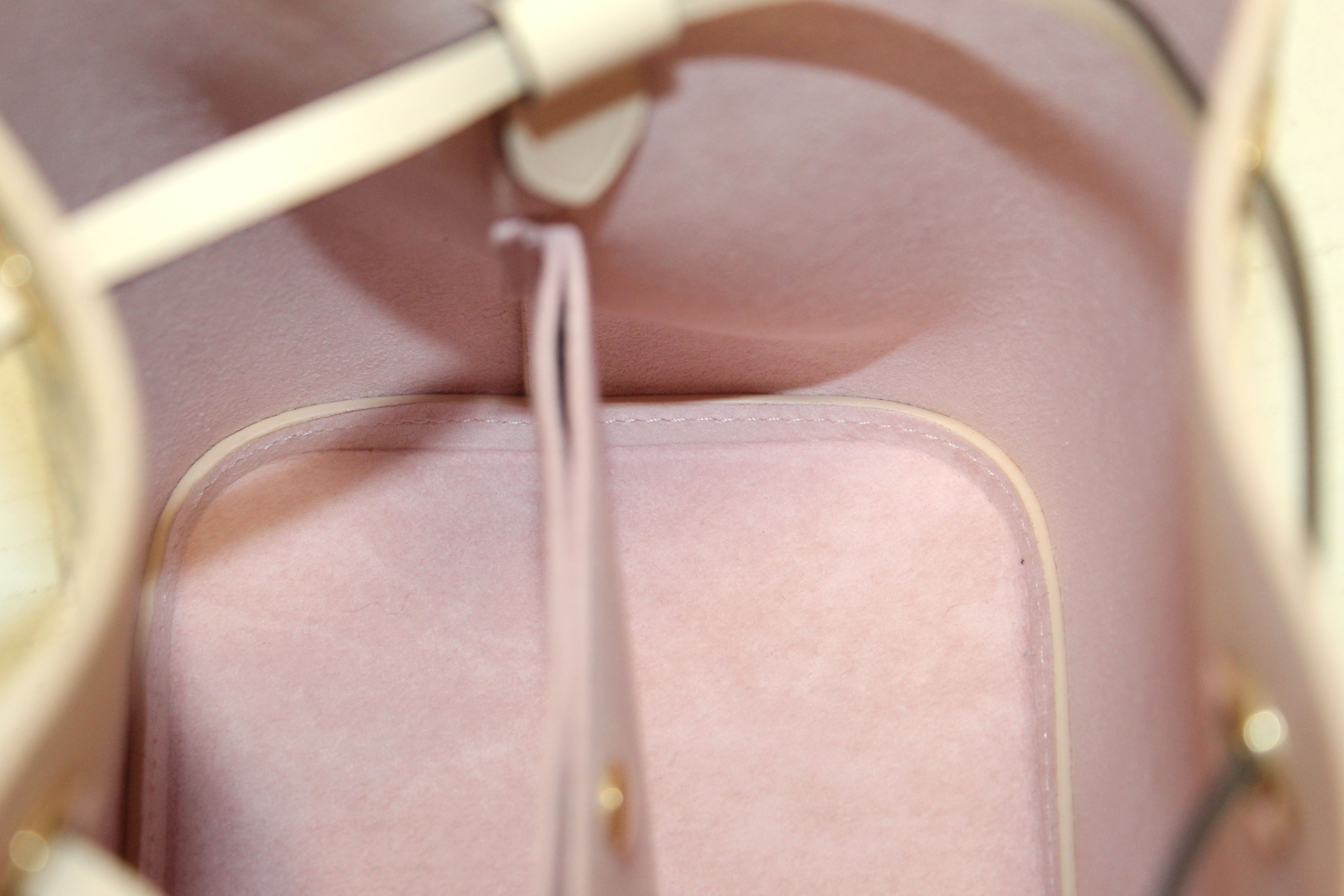 Authentic Louis Vuitton Damier Azur Canvas with Braided Handle NeoNoe BB Bag