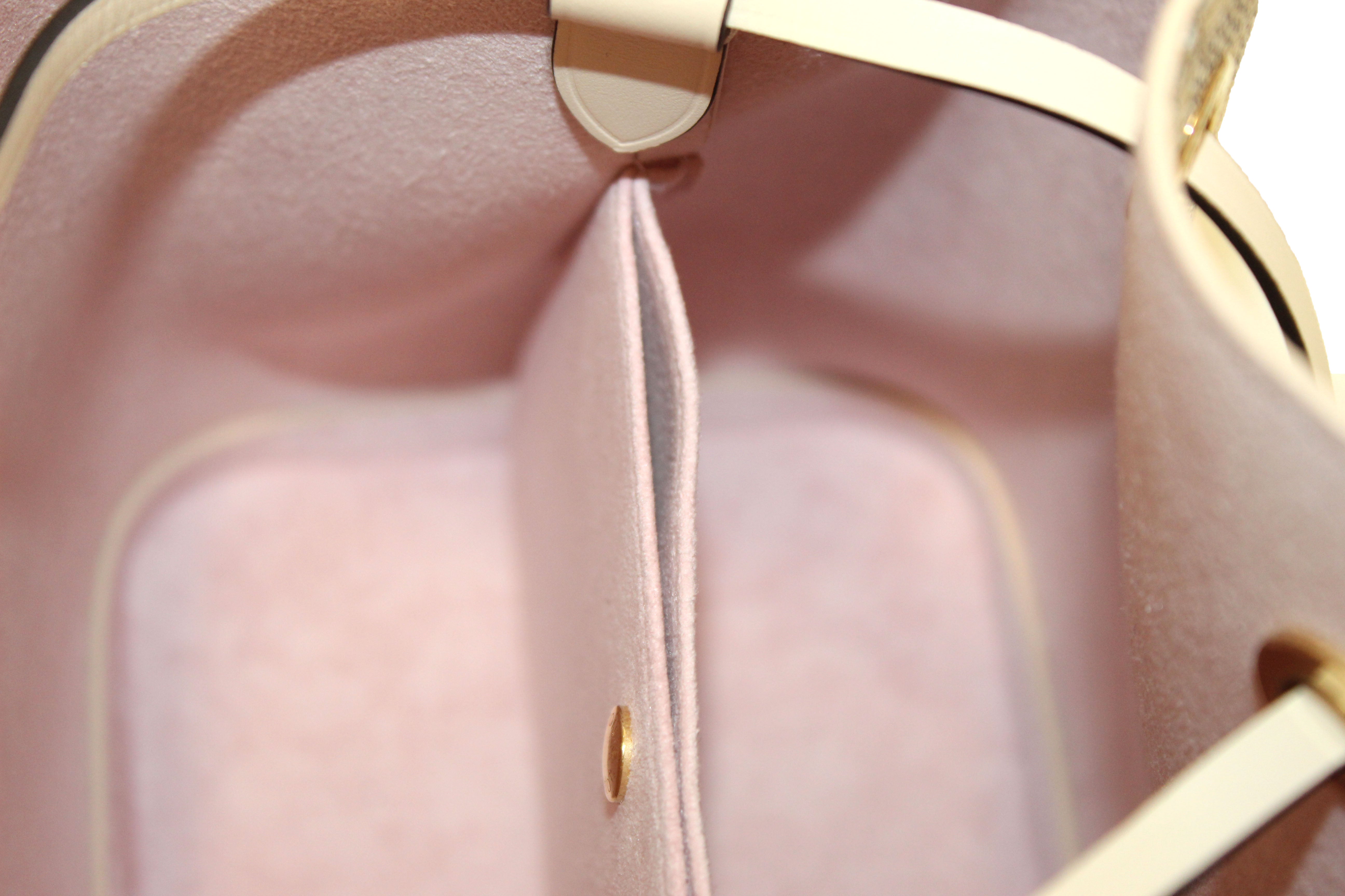 Authentic Louis Vuitton Damier Azur Canvas with Braided Handle NeoNoe BB Bag