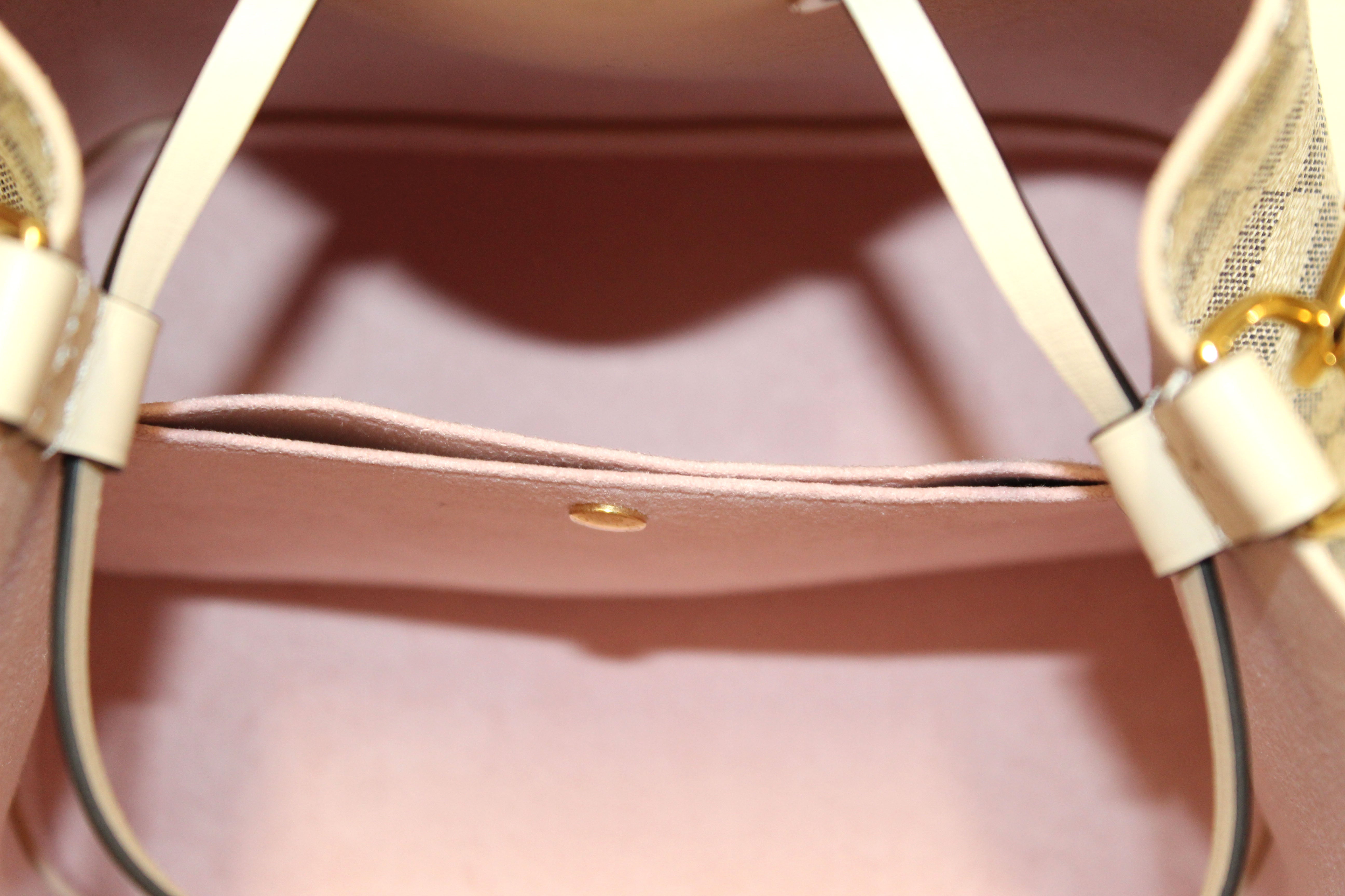 Authentic Louis Vuitton Damier Azur Canvas with Braided Handle NeoNoe BB Bag