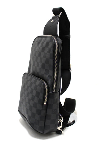 Authentic Louis Vuitton Damier Graphite Avenue Sling Bag