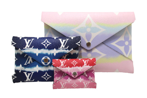 Authentic Louis Vuitton Pastel Escale Giant Monogram Kirigami Pochette