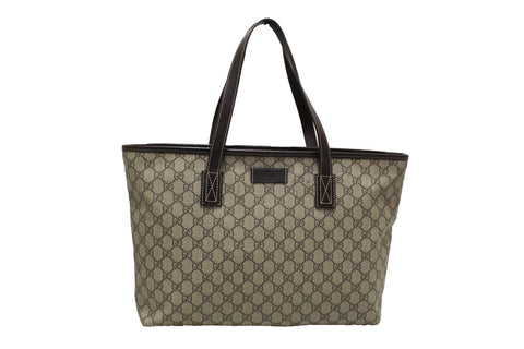Authentic Gucci Brown GG Shoulder Tote