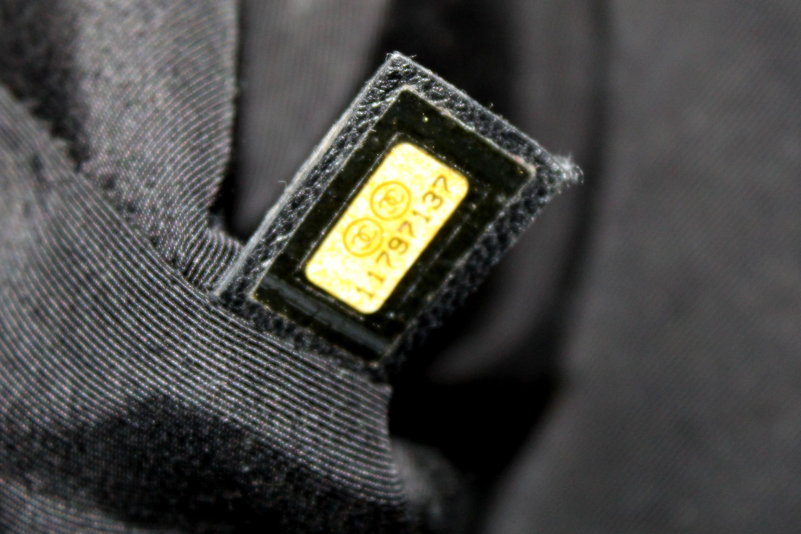 Authentic Chanel Black Quilted Caviar Leather Grand Shopper Tote Shoulder Bag