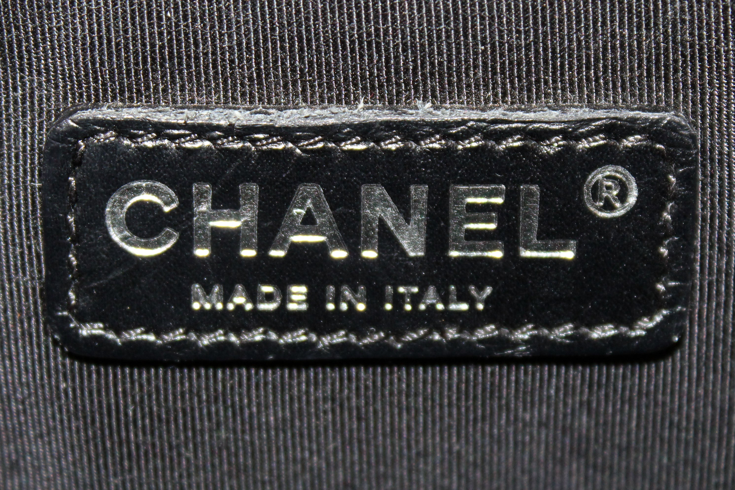 Authentic Chanel Black Quilted Caviar Leather Grand Shopper Tote Shoulder Bag