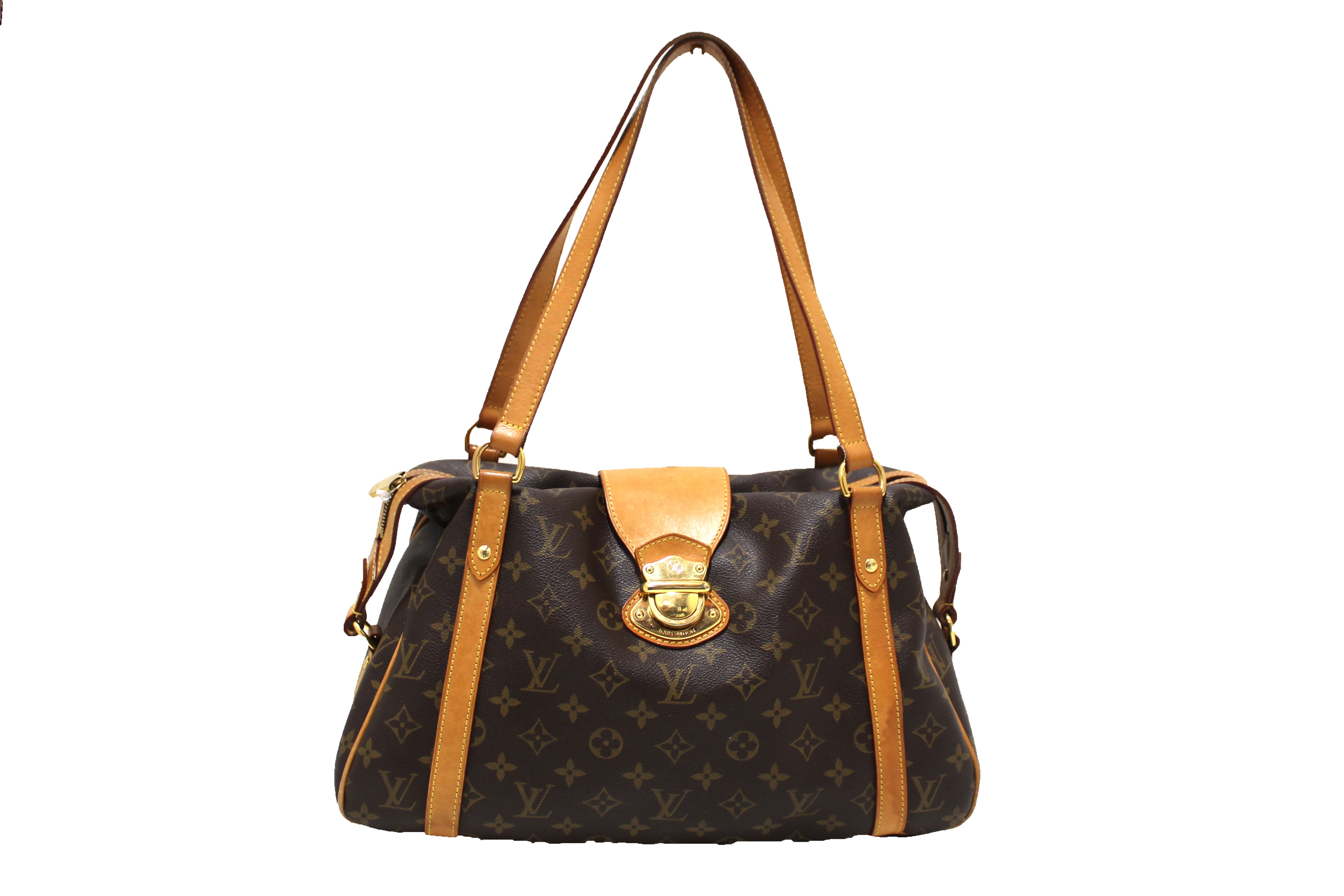 Authentic Louis Vuitton Classic Monogram Stresa PM Shoulder Bag