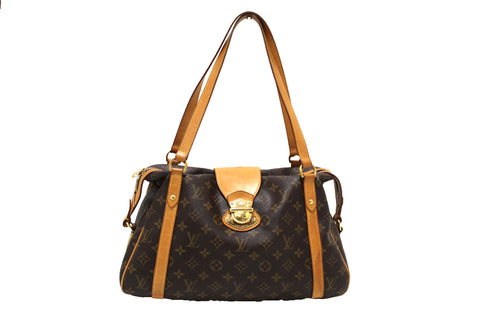 Authentic Louis Vuitton Classic Monogram Stresa PM Shoulder Bag