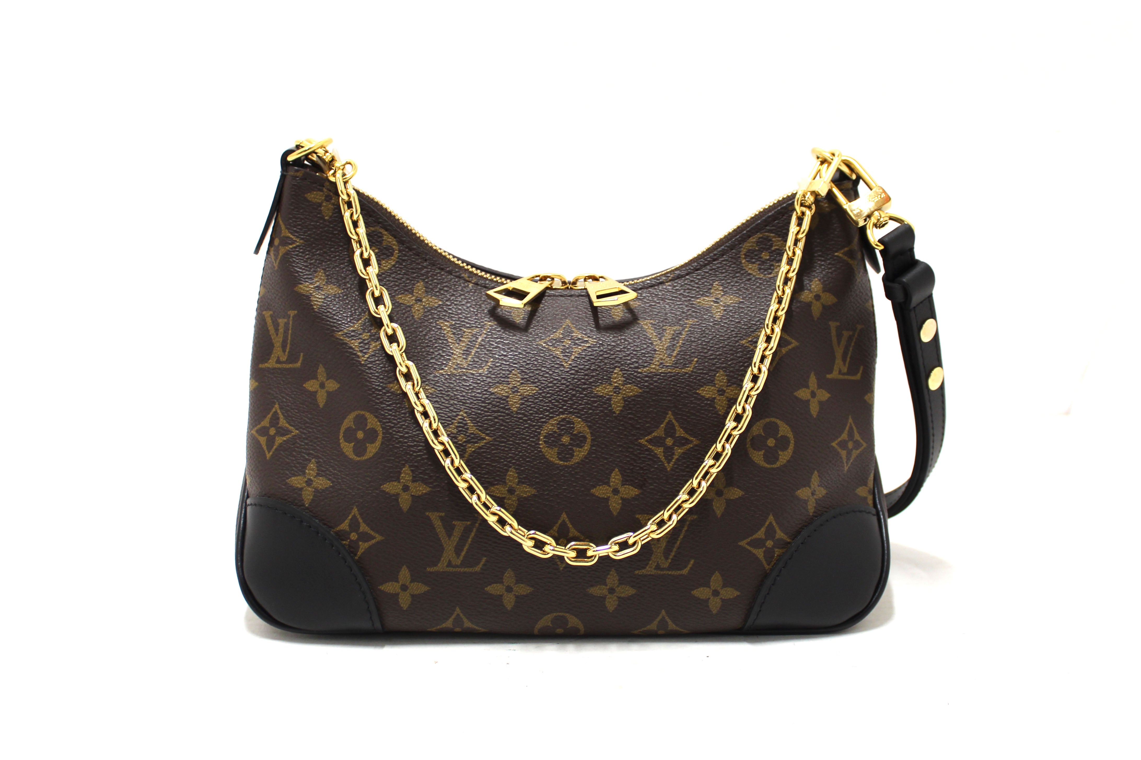 Authentic Louis Vuitton Classic Monogram Boulogne Shoulder/Crossbody Bag