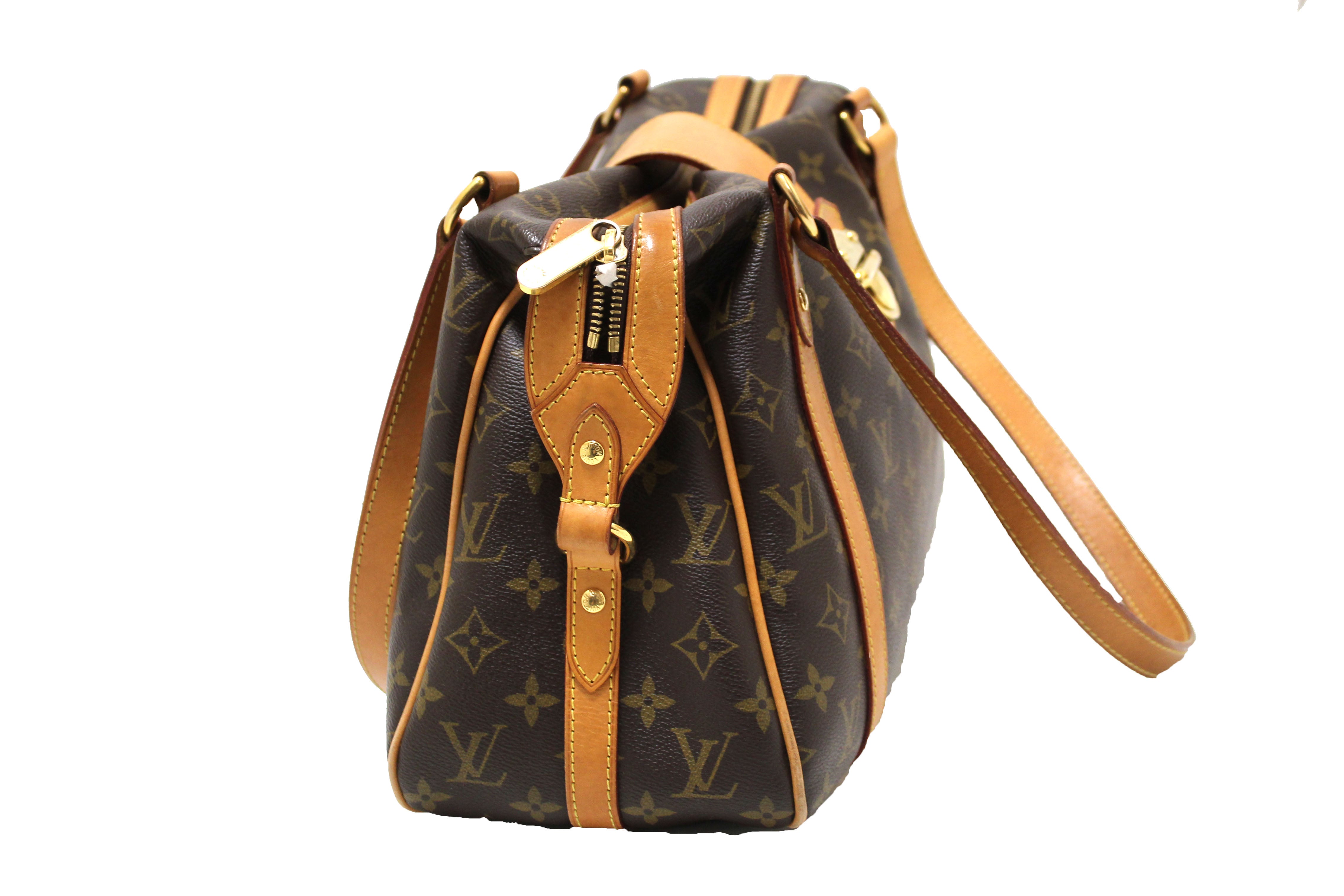 Authentic Louis Vuitton Classic Monogram Stresa PM Shoulder Bag