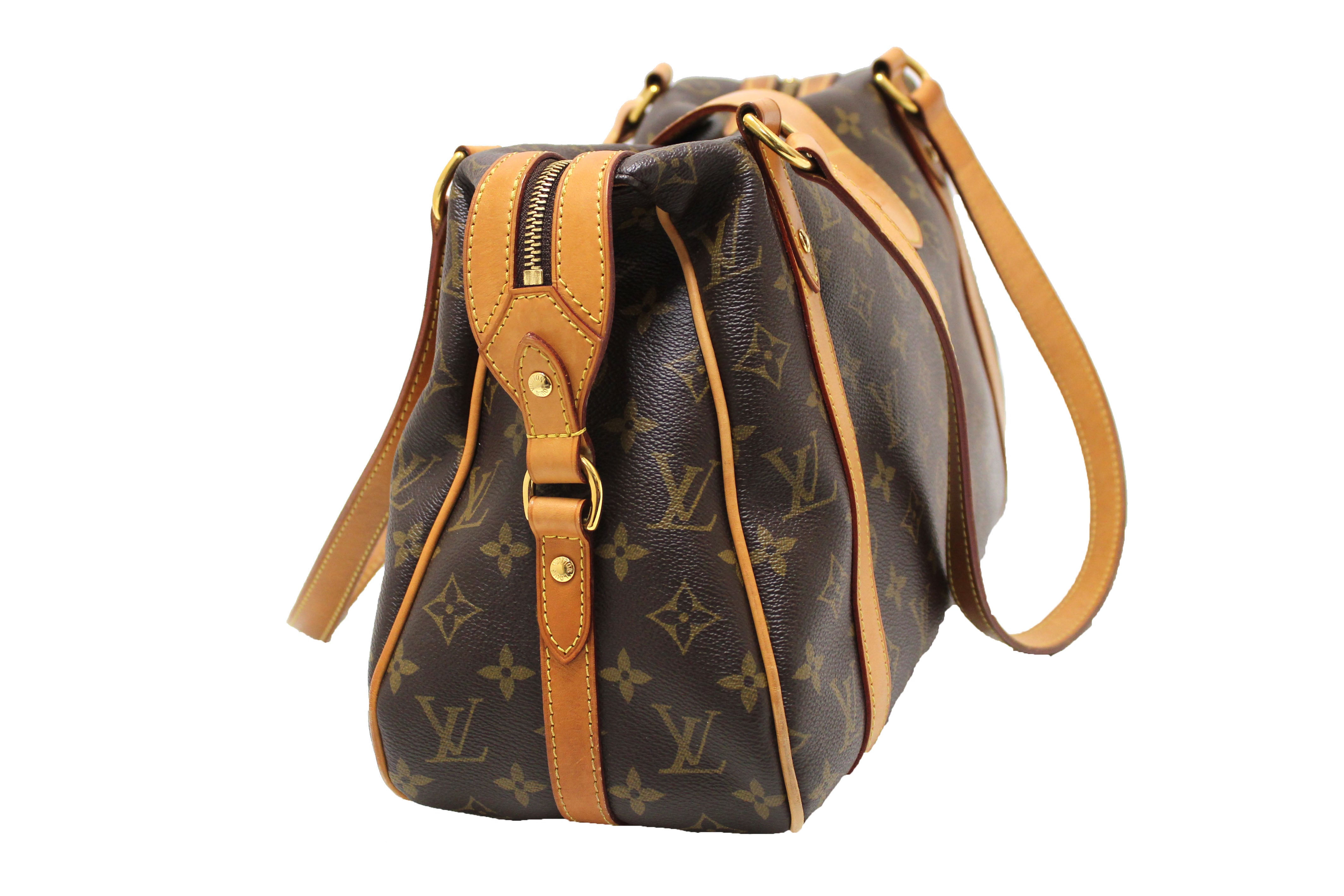 Authentic Louis Vuitton Classic Monogram Stresa PM Shoulder Bag