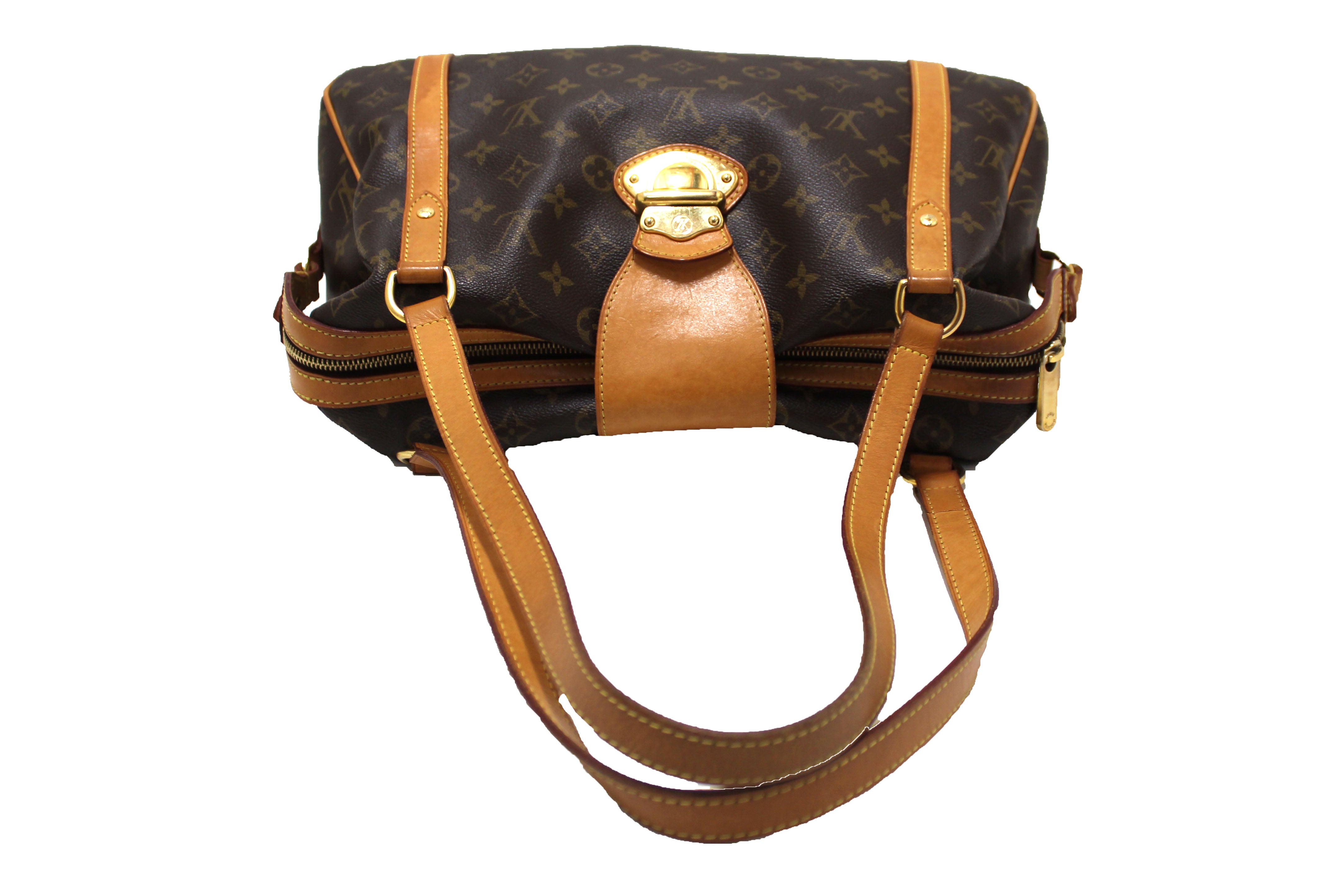 Authentic Louis Vuitton Classic Monogram Stresa PM Shoulder Bag