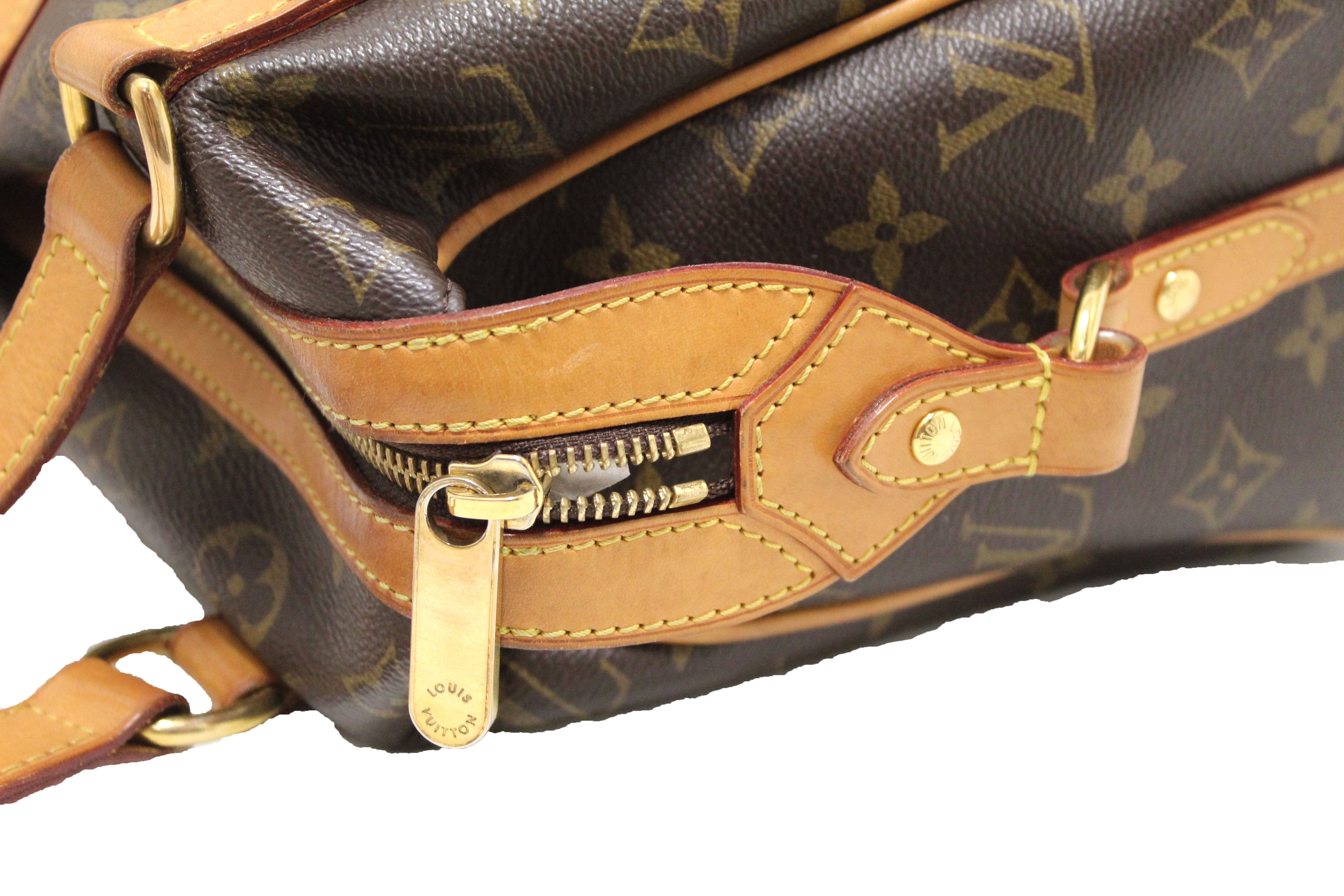 Authentic Louis Vuitton Classic Monogram Stresa PM Shoulder Bag