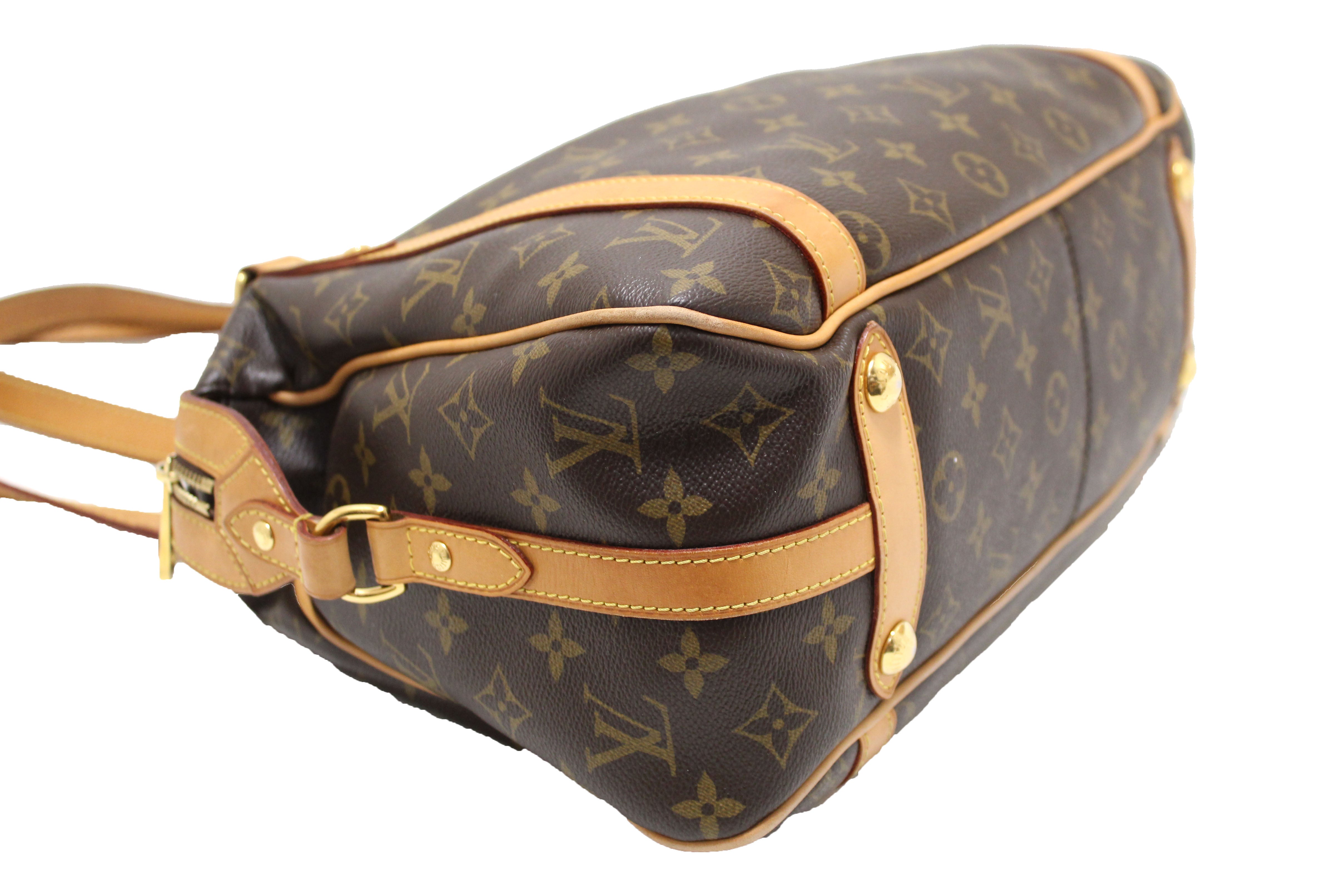 Authentic Louis Vuitton Classic Monogram Stresa PM Shoulder Bag