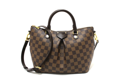 Authentic Louis Vuitton Damier Siena PM Shoulder Messenger Bag