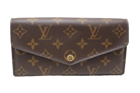 Authentic Louis Vuitton Classic Monogram Sarah Wallet