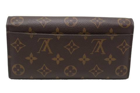 Authentic Louis Vuitton Classic Monogram Sarah Wallet