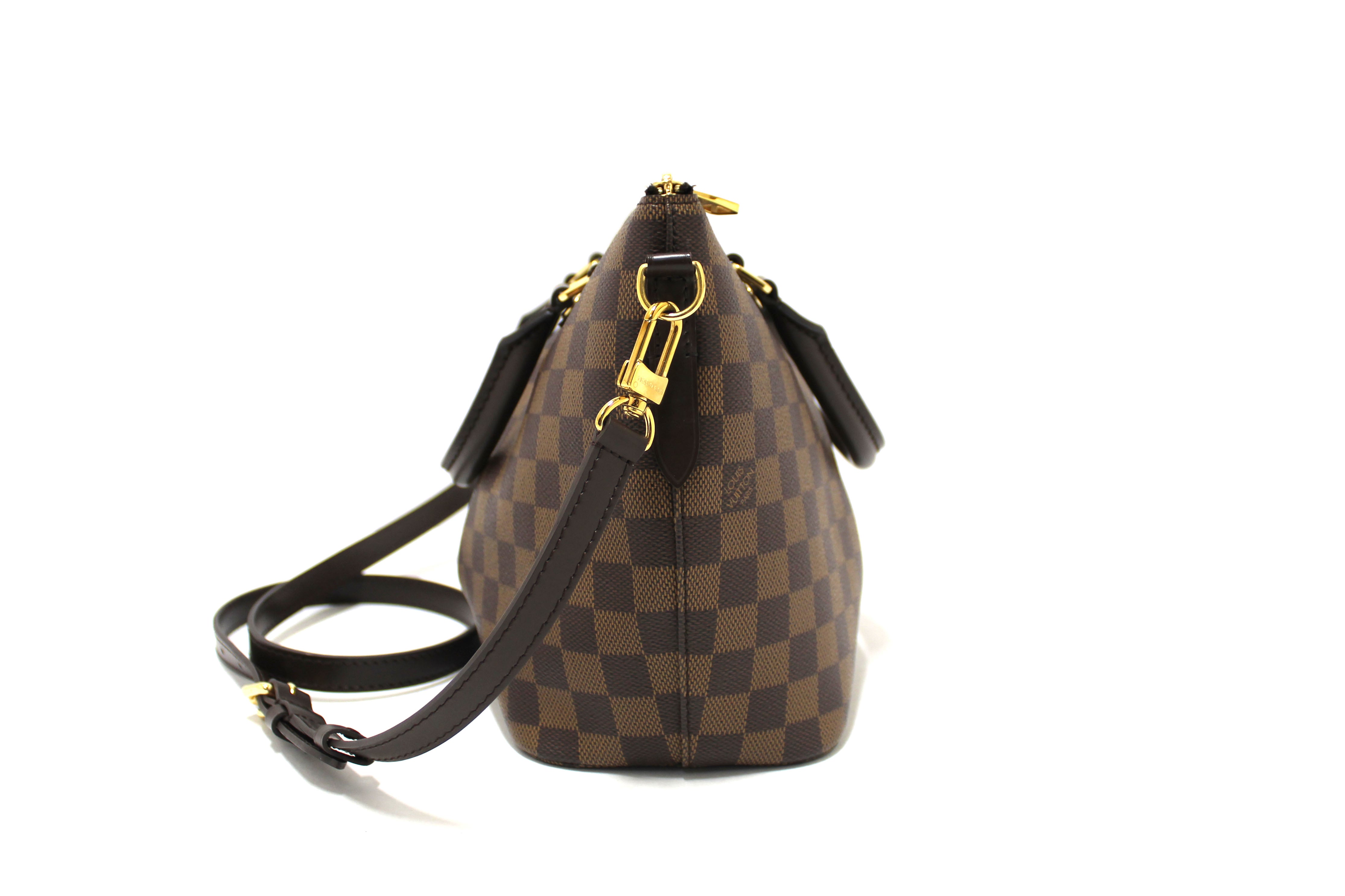 Authentic Louis Vuitton Damier Siena PM Shoulder Messenger Bag