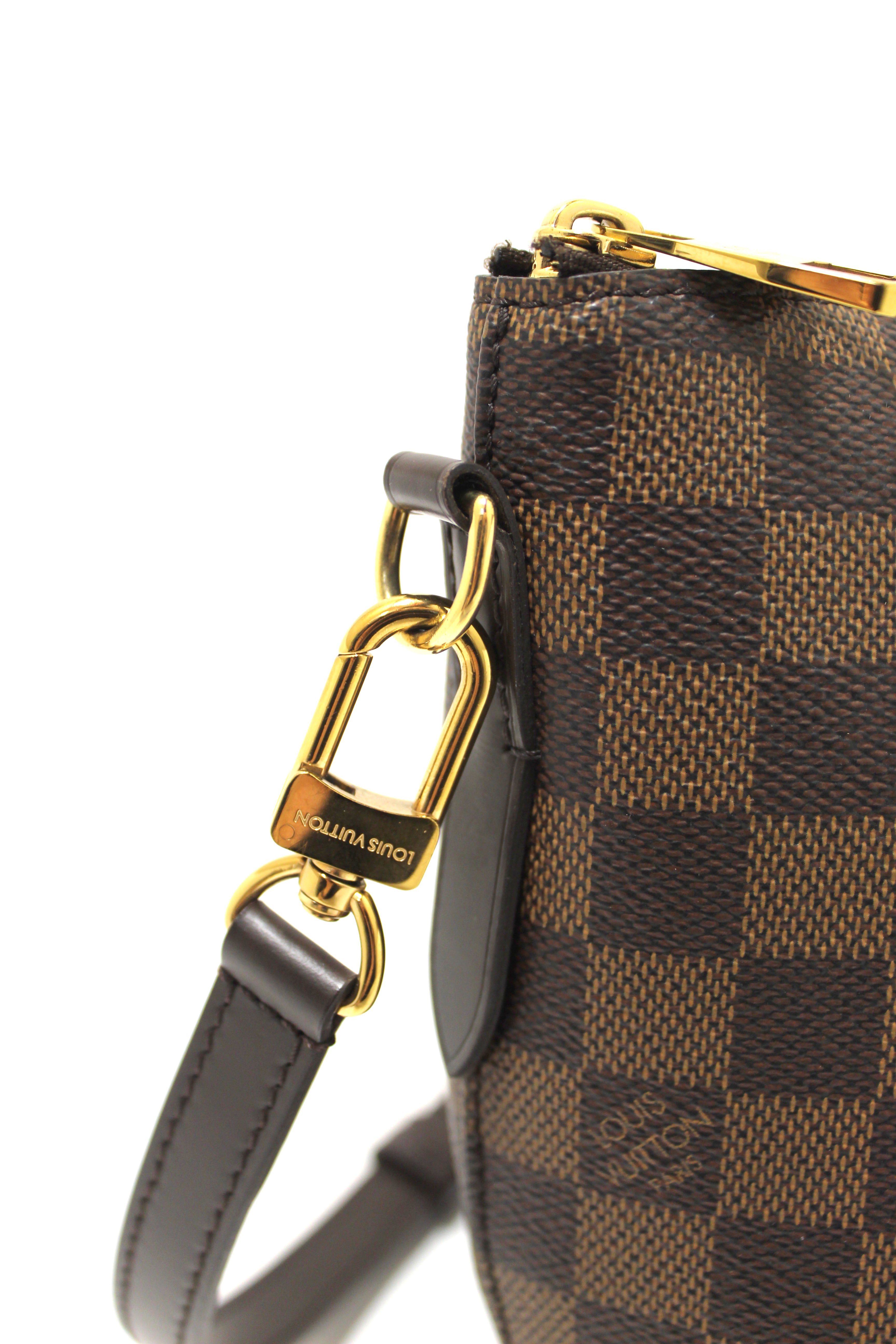 Authentic Louis Vuitton Damier Siena PM Shoulder Messenger Bag