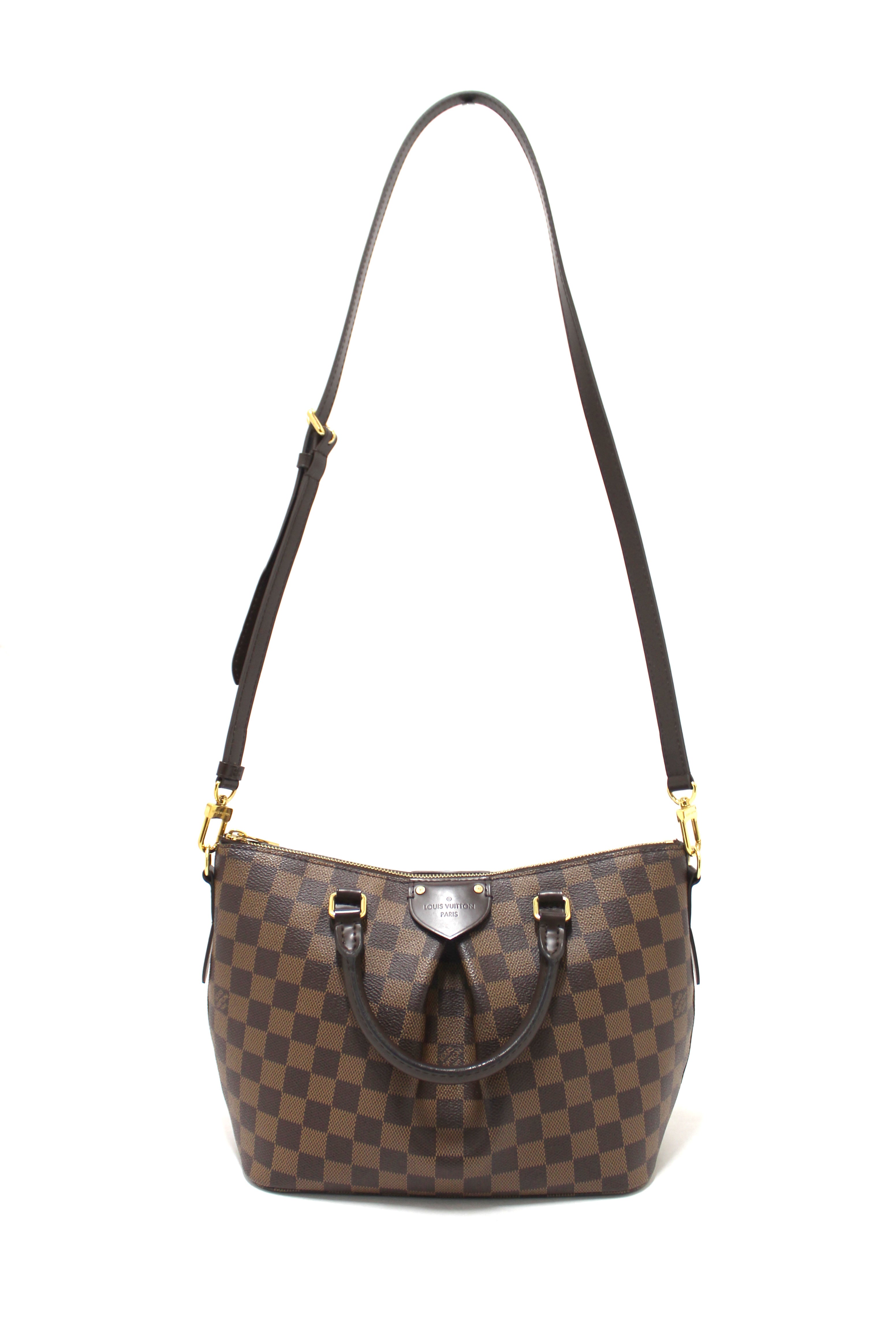 Authentic Louis Vuitton Damier Siena PM Shoulder Messenger Bag